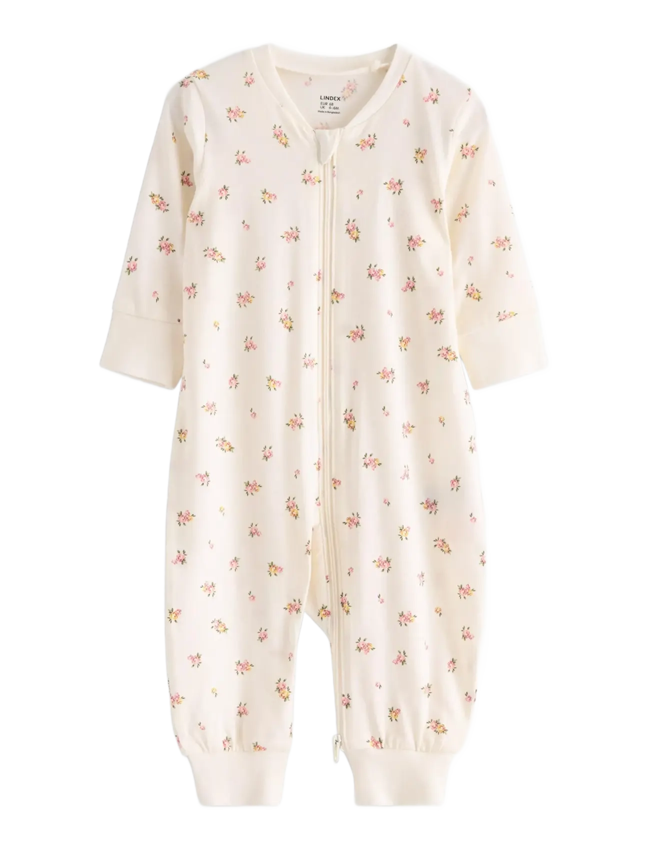 Pyjamas romantic flowers - LIGHT DUSTY WHITE