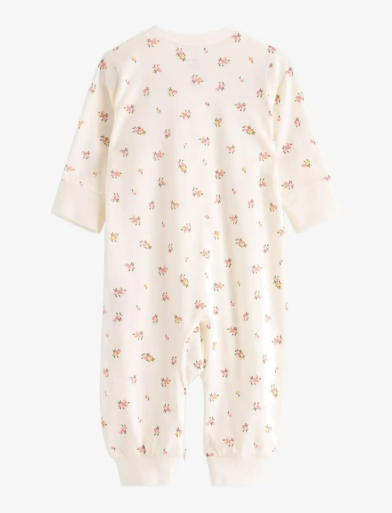 Lindex - Pyjamas romantic flowers - natdragter - light dusty white - 1