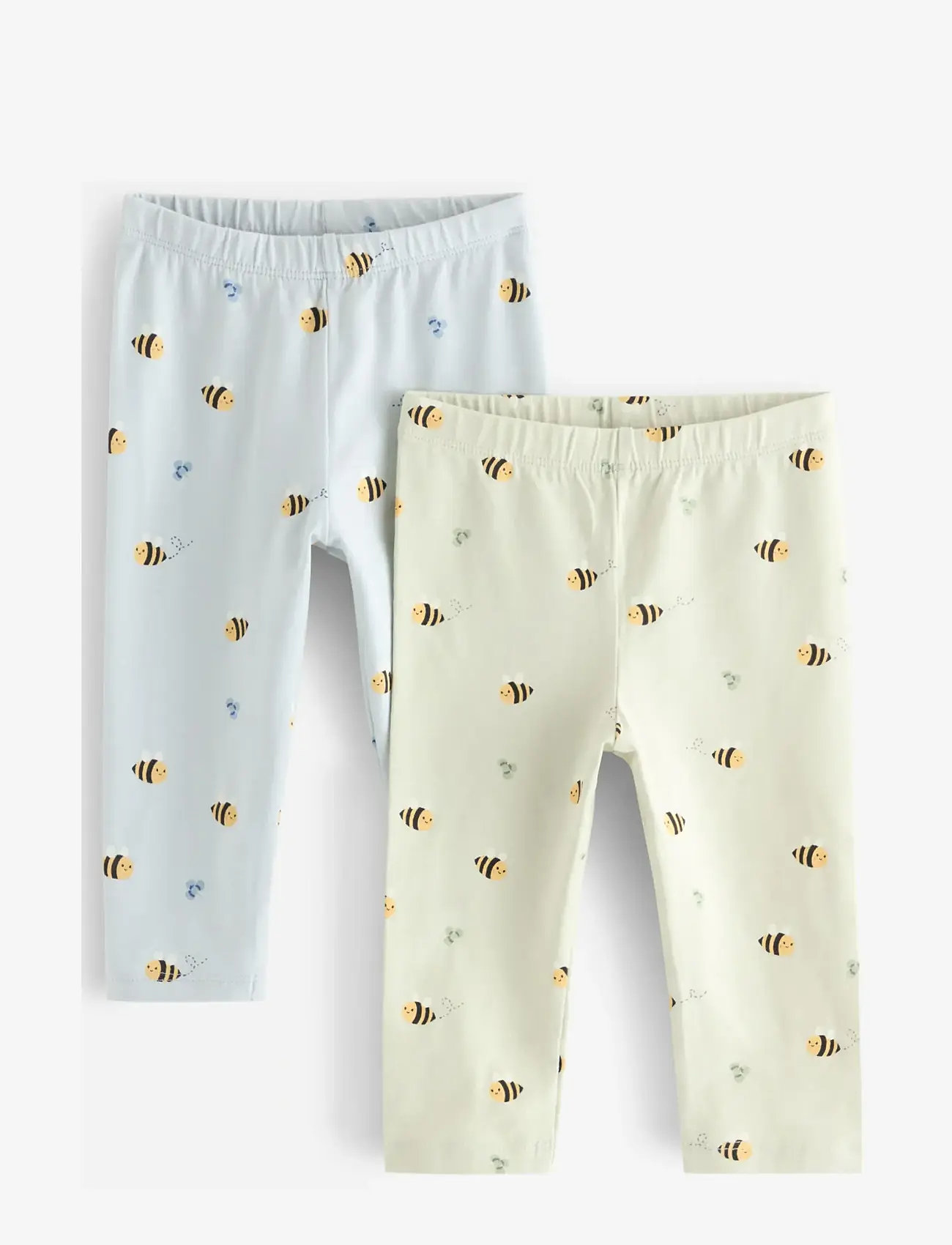 Lindex - Leggings 2 pack - leggingsit - dusty blue - 0