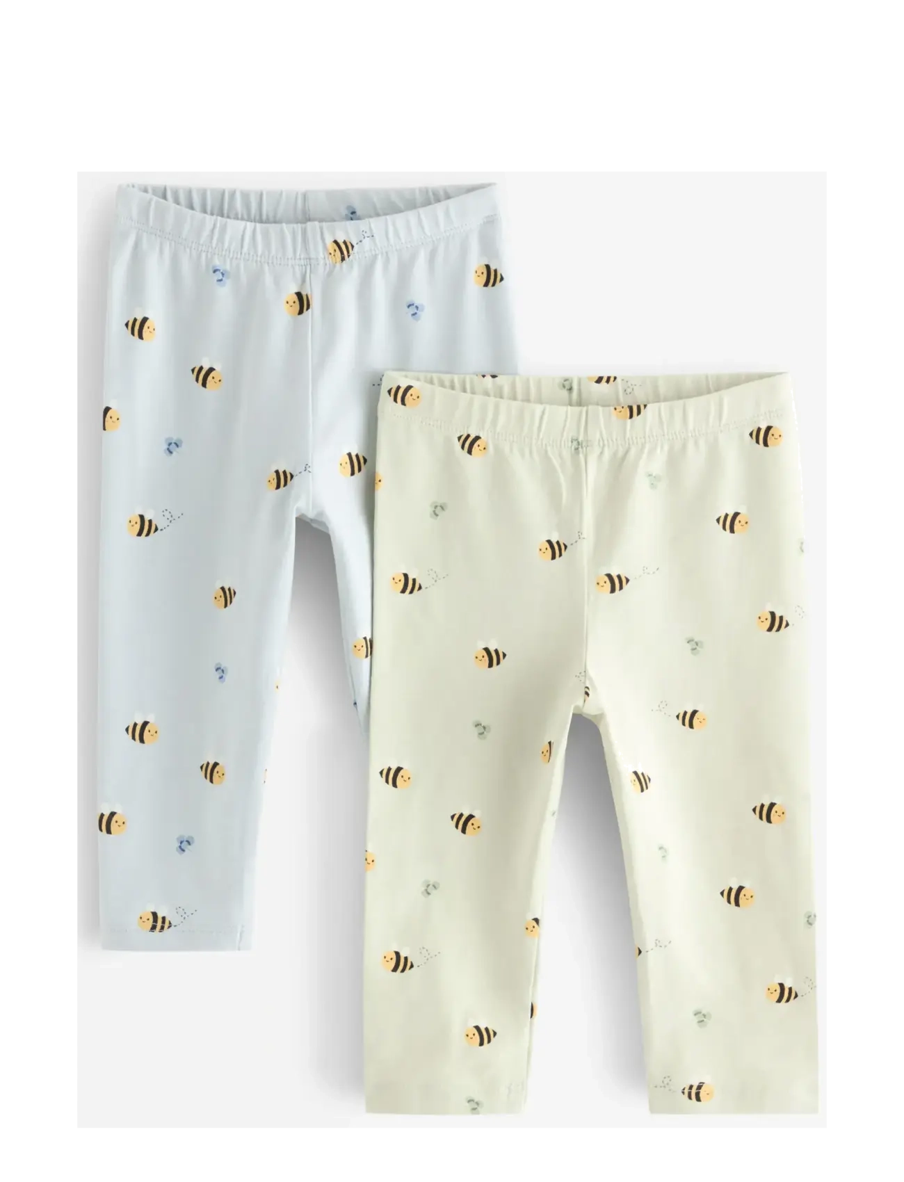 Lindex Leggings 2 pack - Baby 0-2 år - DUSTY BLUE / multi