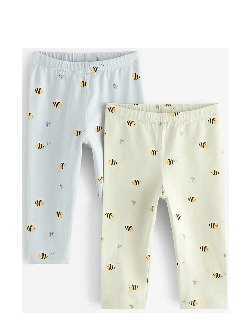 Lindex - Leggings 2 pack - leggingsit - dusty blue - 0