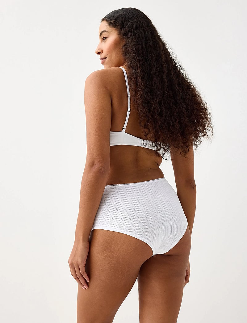 Lindex - 3 Pack brief high pointelle co - modetrends - navy - 3