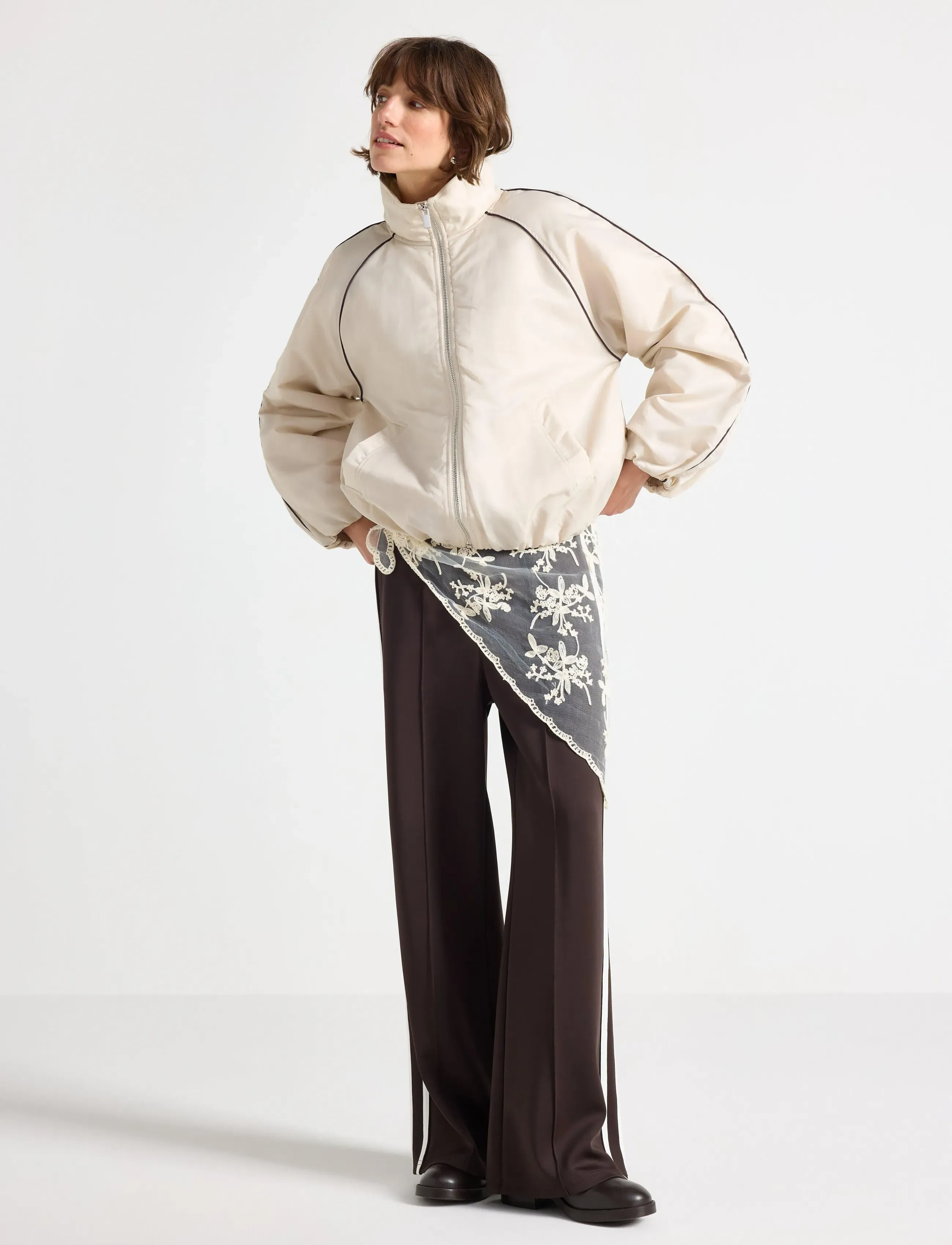 Lindex Jacket Penny, M, Cream, Jakker > Windbreakers, Dame