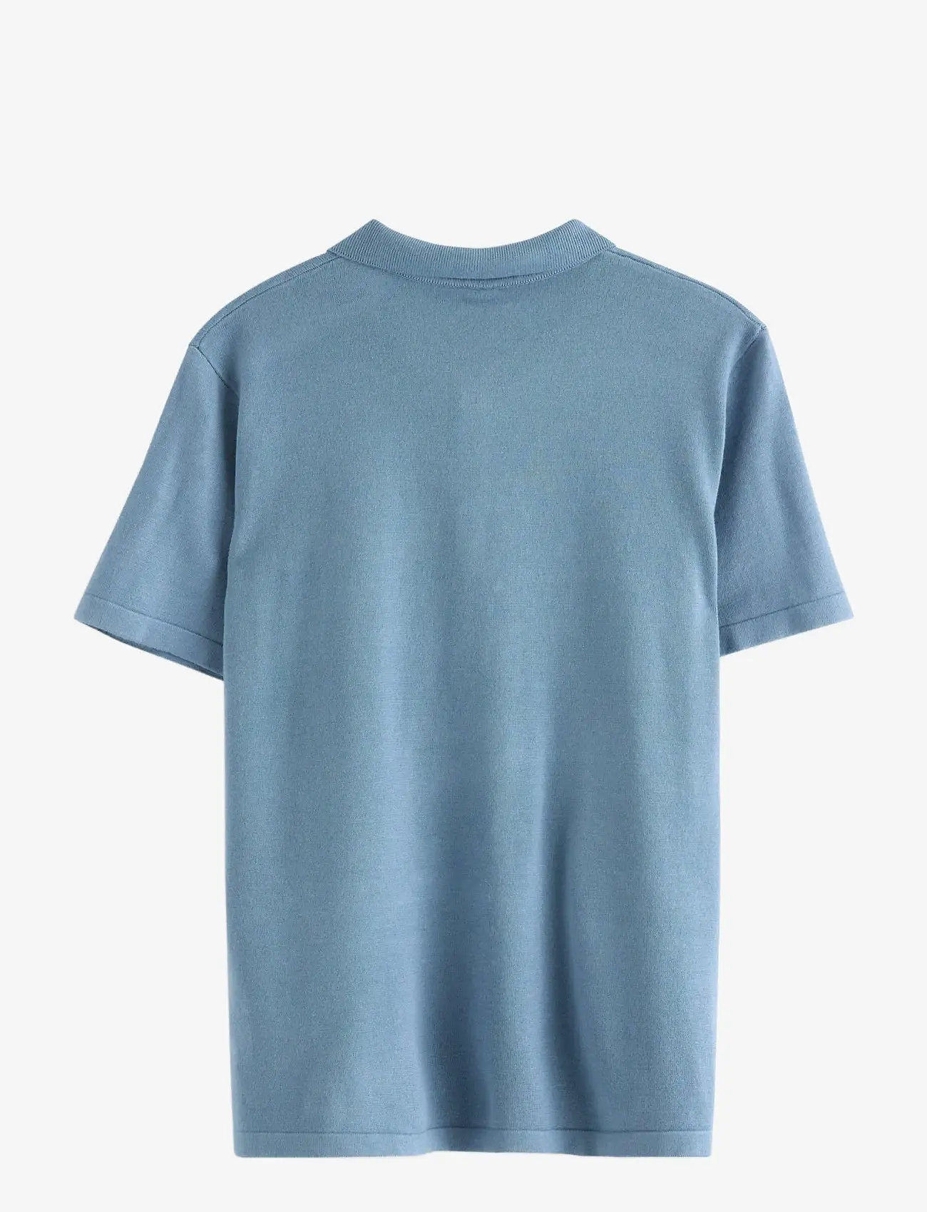 Lindex - Short-sleeved polo shirt - kortærmede poloer - lt dusty blue - 2