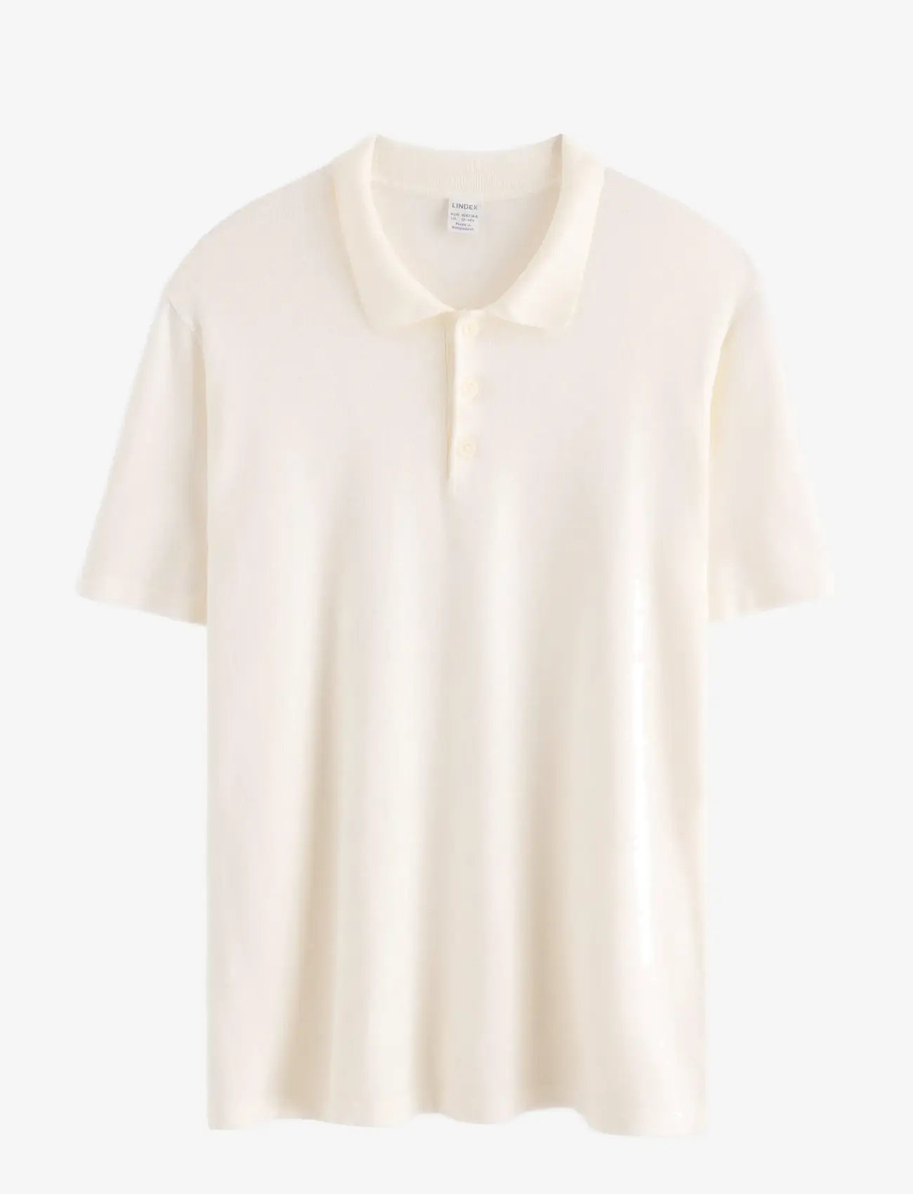 Lindex - Short-sleeved polo shirt - kortärmade pikéer - off white - 1