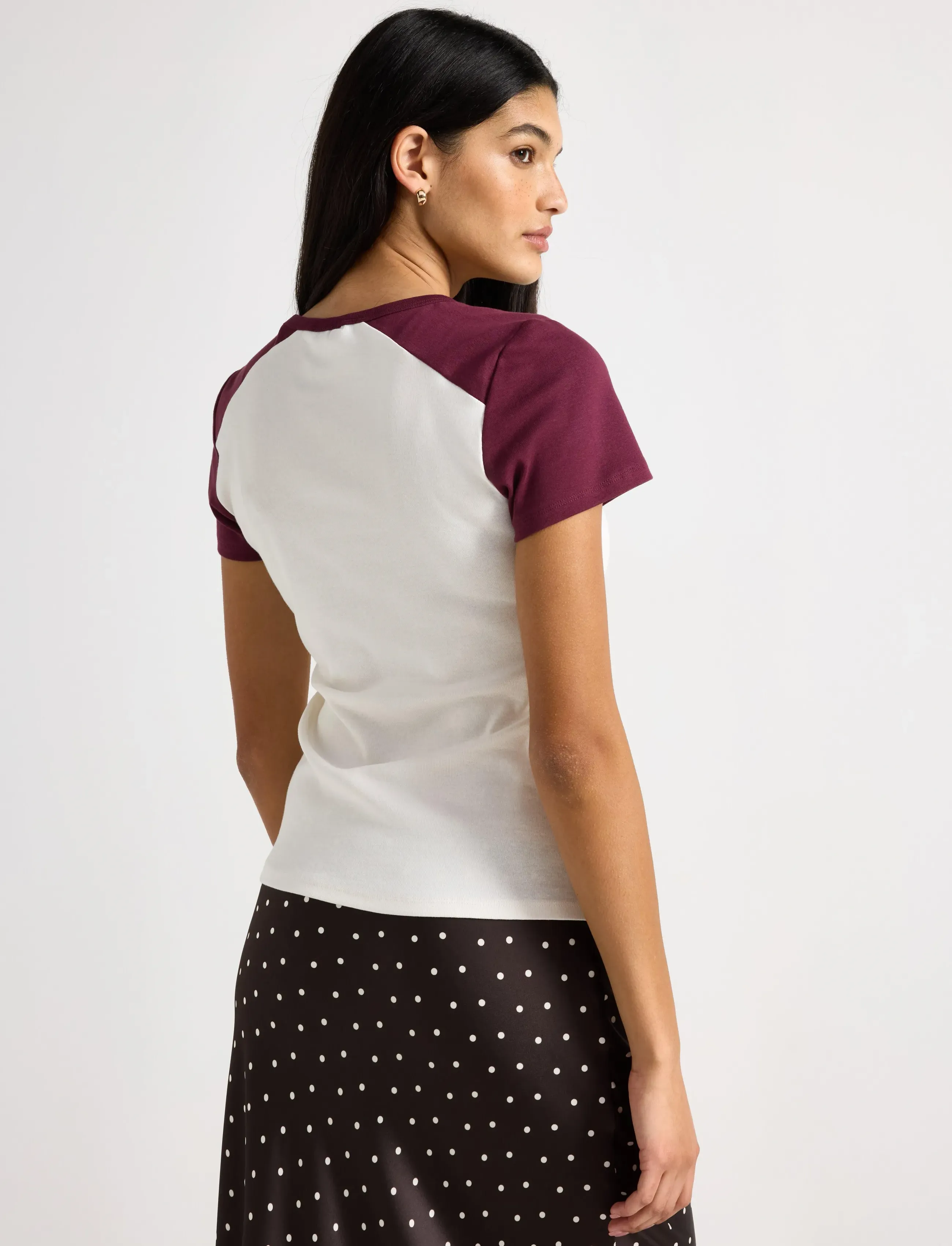 Lindex - Top Lisette - t-särgid - light white - 3