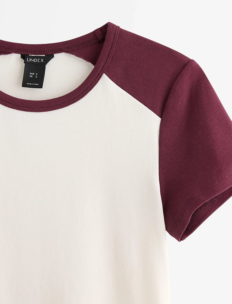 Lindex - Top Lisette - t-shirts - light white - 5