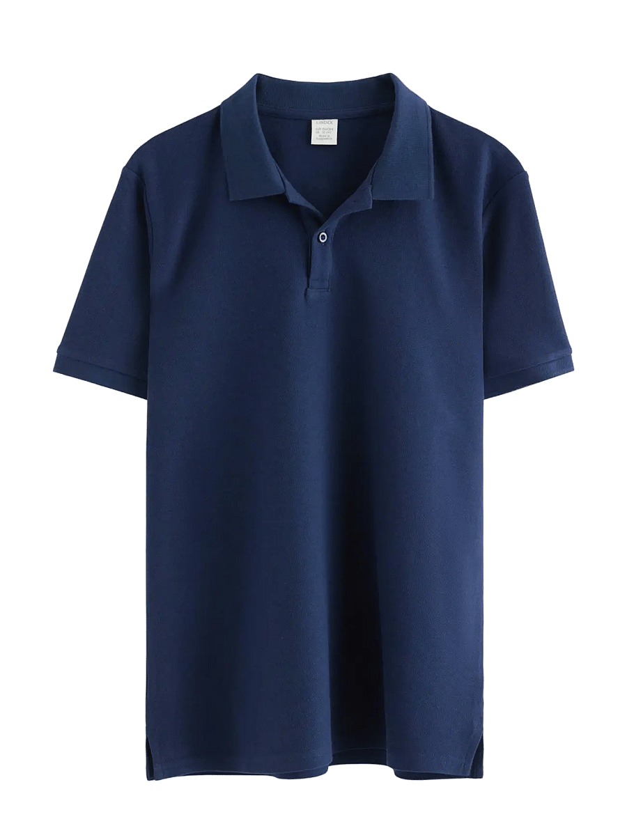 Lindex - Short-sleeved polo shirt - polo marškinėliai trumpomis rankovėmis - dark blue - 1