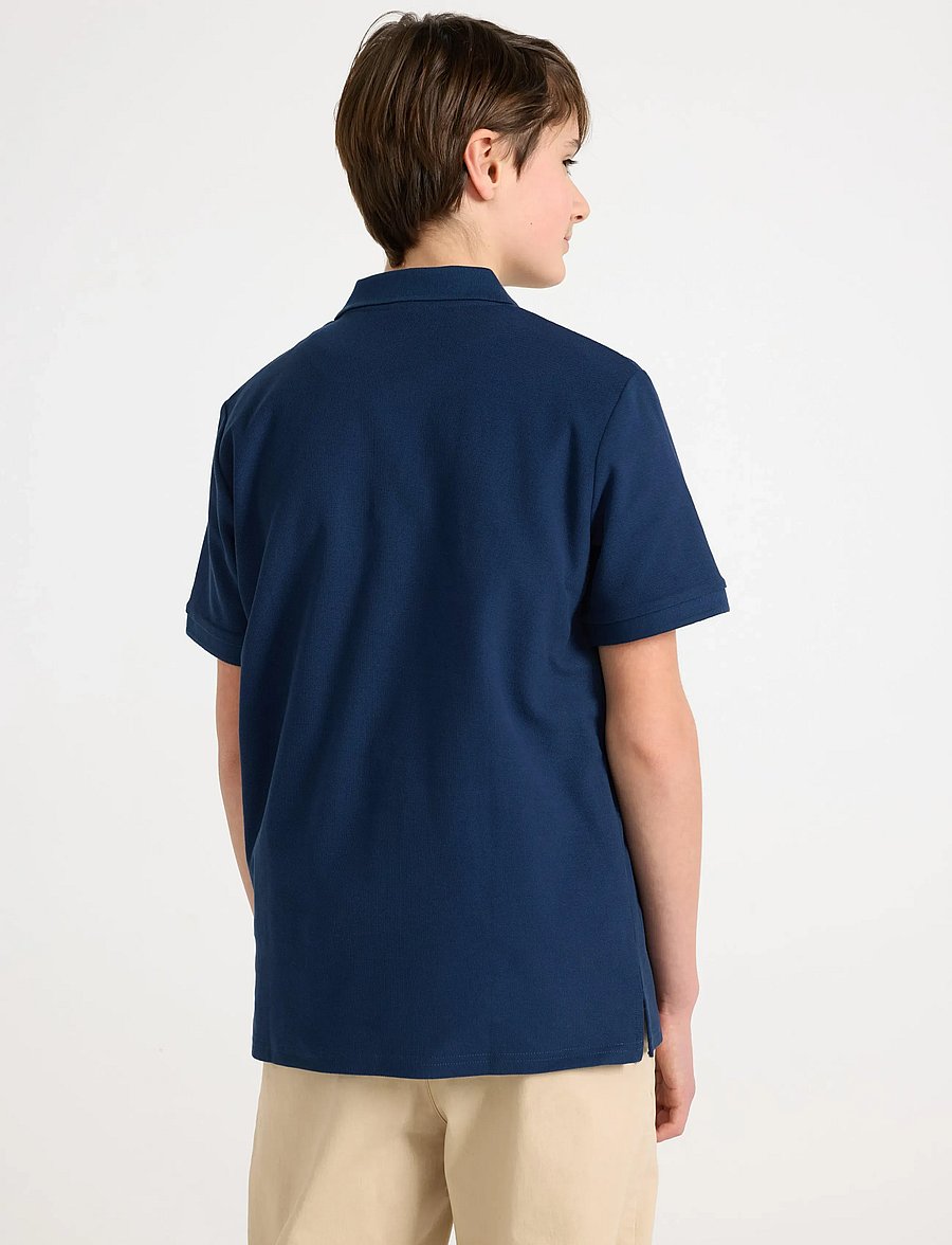 Lindex - Short-sleeved polo shirt - polo marškinėliai trumpomis rankovėmis - dark blue - 3