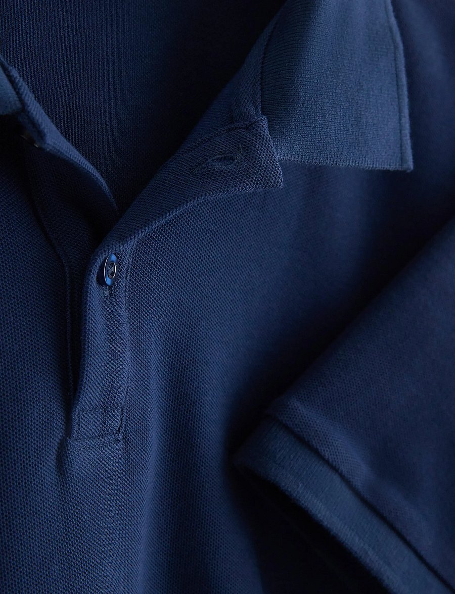 Lindex - Short-sleeved polo shirt - polo marškinėliai trumpomis rankovėmis - dark blue - 5