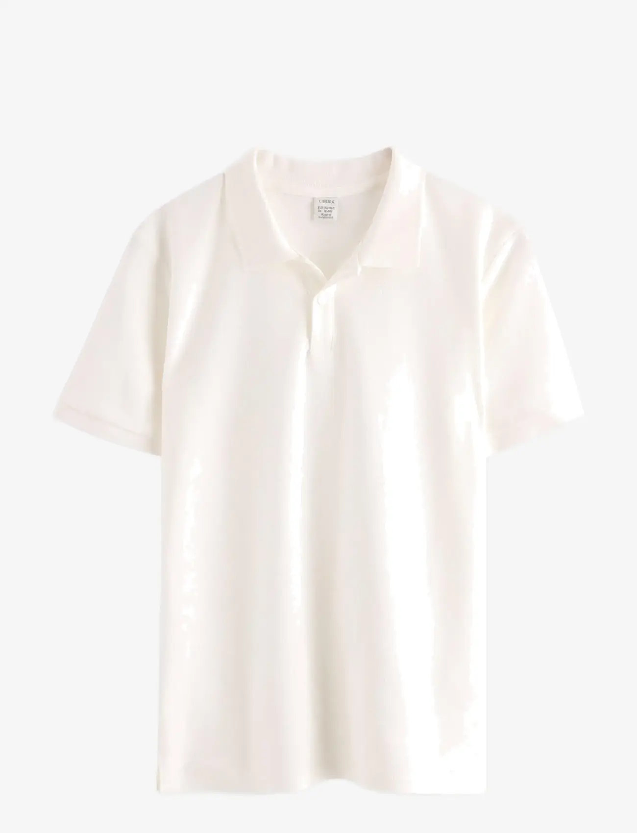 Lindex - Short-sleeved polo shirt - kortærmede poloer - white - 1