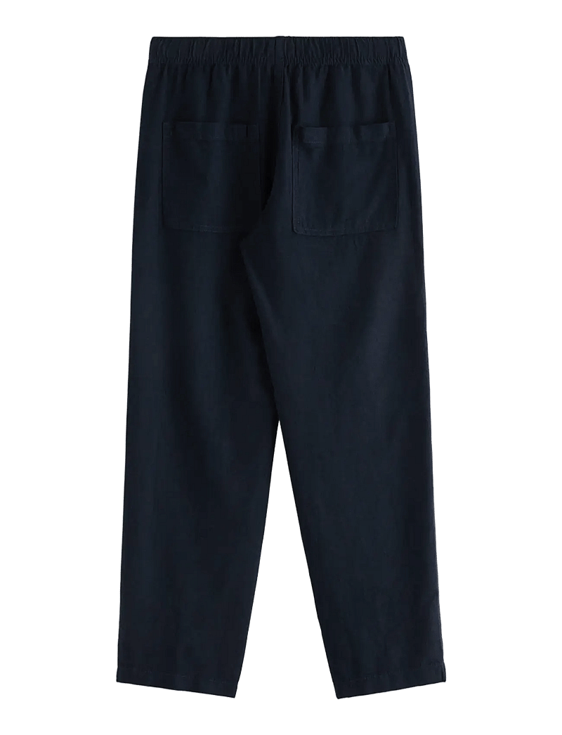 Lindex - Trousers in linen blend - leinen-kleidung - dark navy - 2