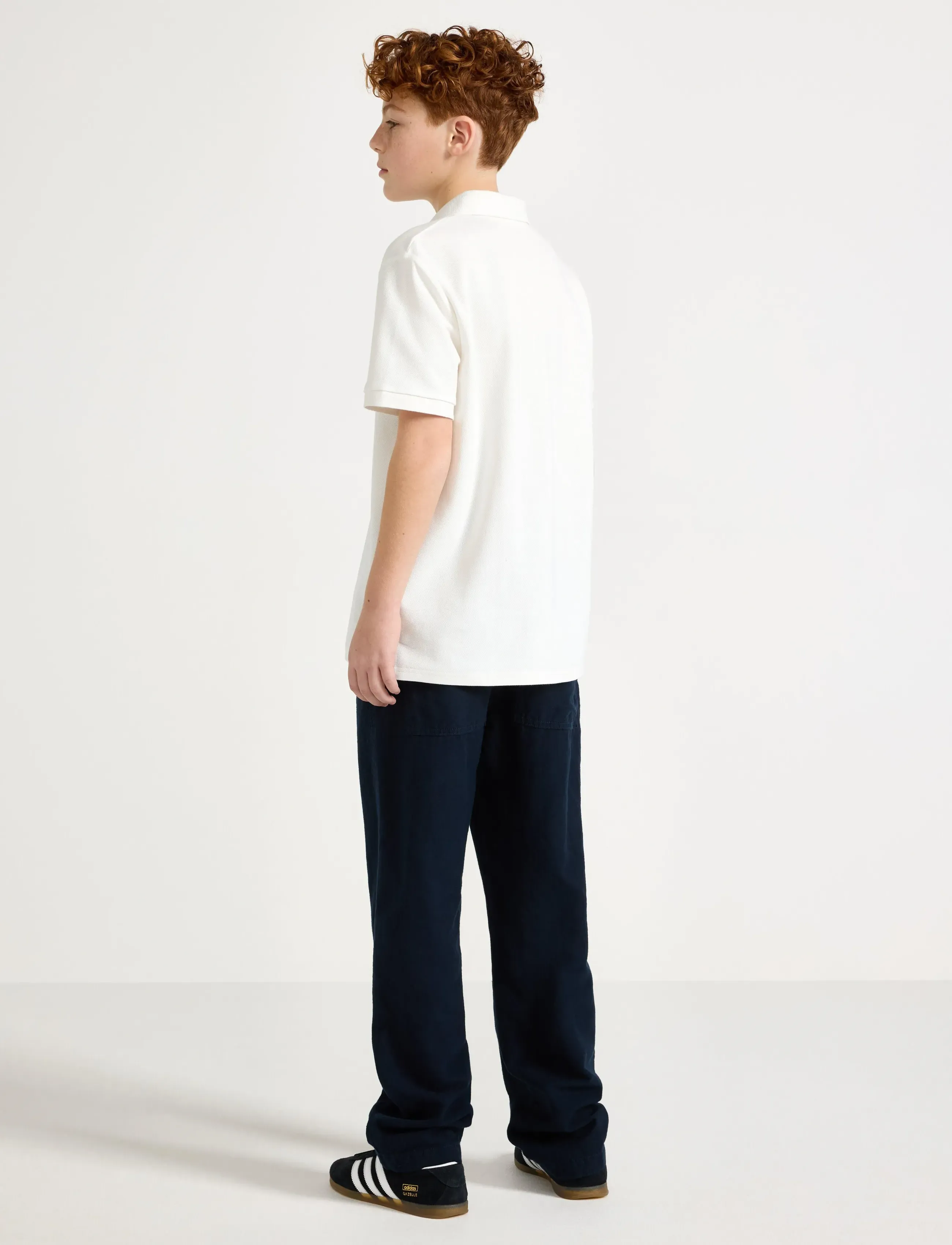 Lindex - Trousers in linen blend - leinen-kleidung - dark navy - 3