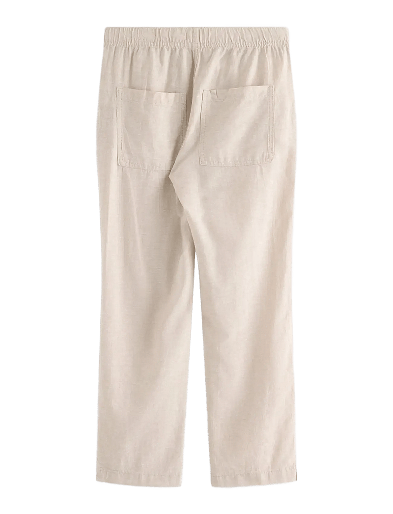 Lindex - Trousers in linen blend - leinen-kleidung - light grey - 2