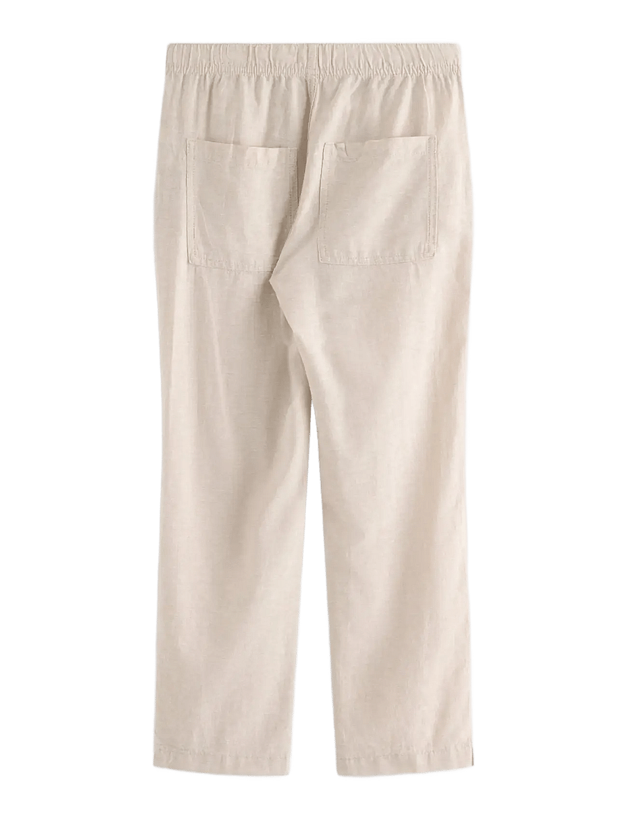 Lindex - Trousers in linen blend - leinen-kleidung - light grey - 2