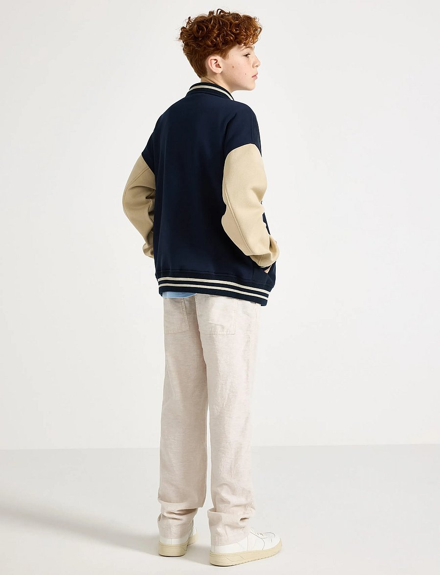 Lindex - Trousers in linen blend - leinen-kleidung - light grey - 3