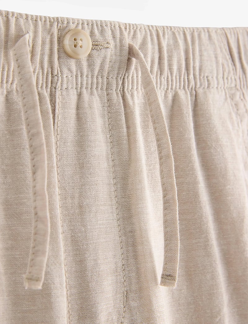 Lindex - Trousers in linen blend - leinen-kleidung - light grey - 5