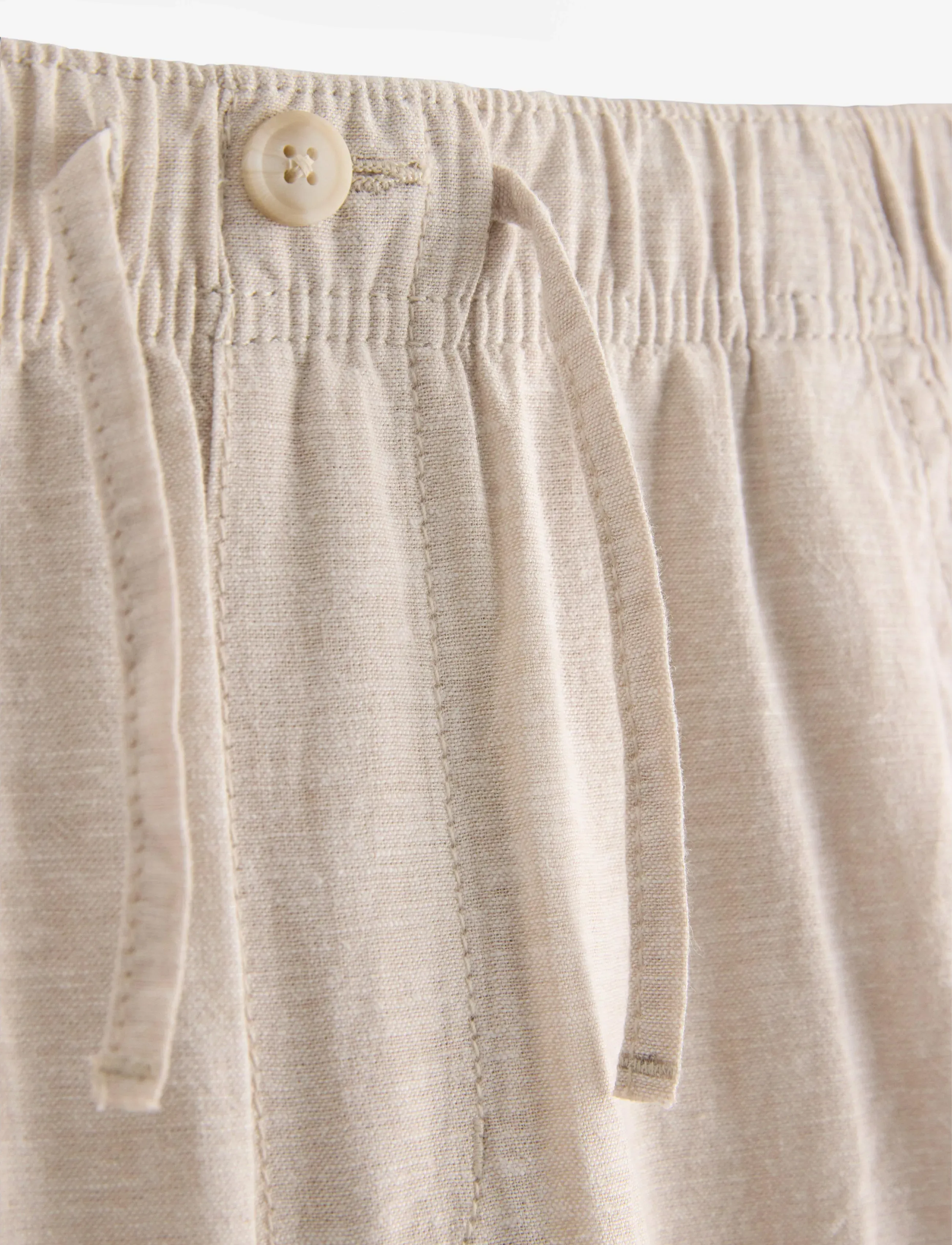 Lindex - Trousers in linen blend - trousers - light grey - 5