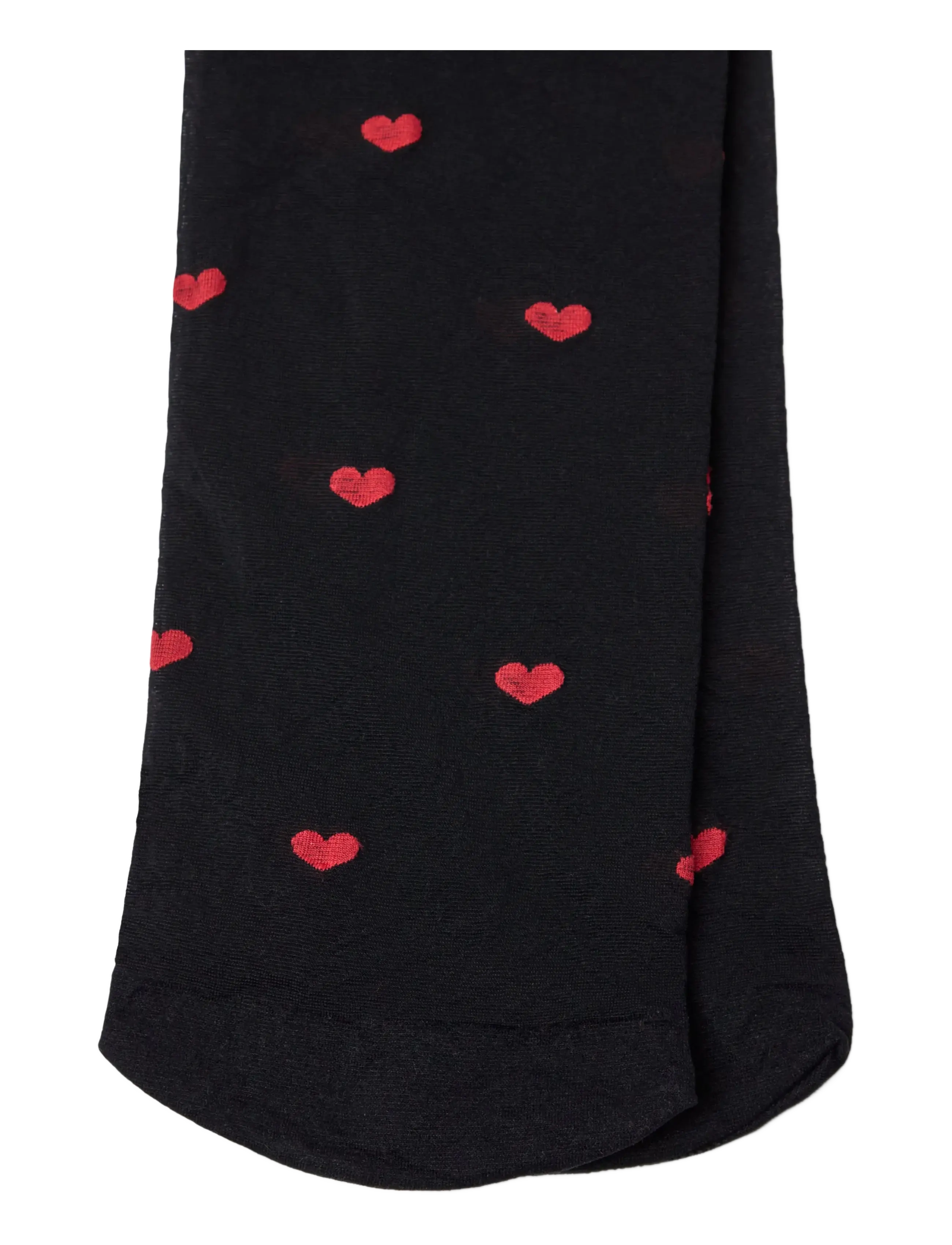 Lindex - Tights 40 den red hearts - speciella tillfällen - black - 2