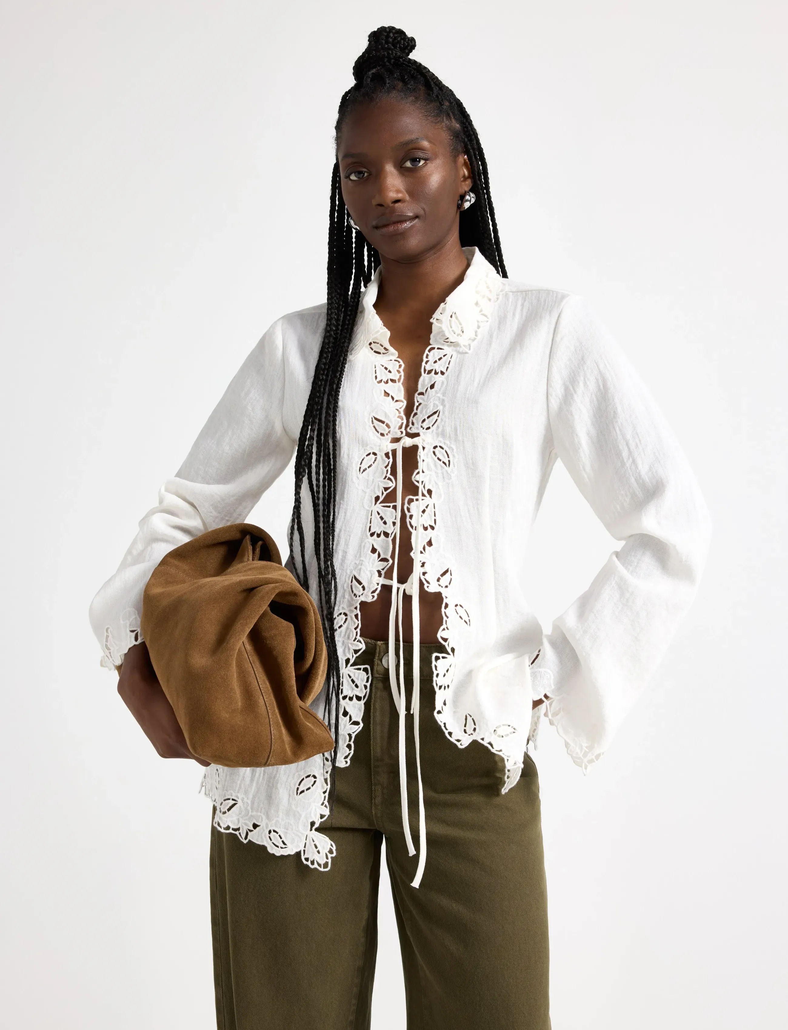 Lindex - Blouse Gunhild - pikkade varrukatega pluusid - off white - 0