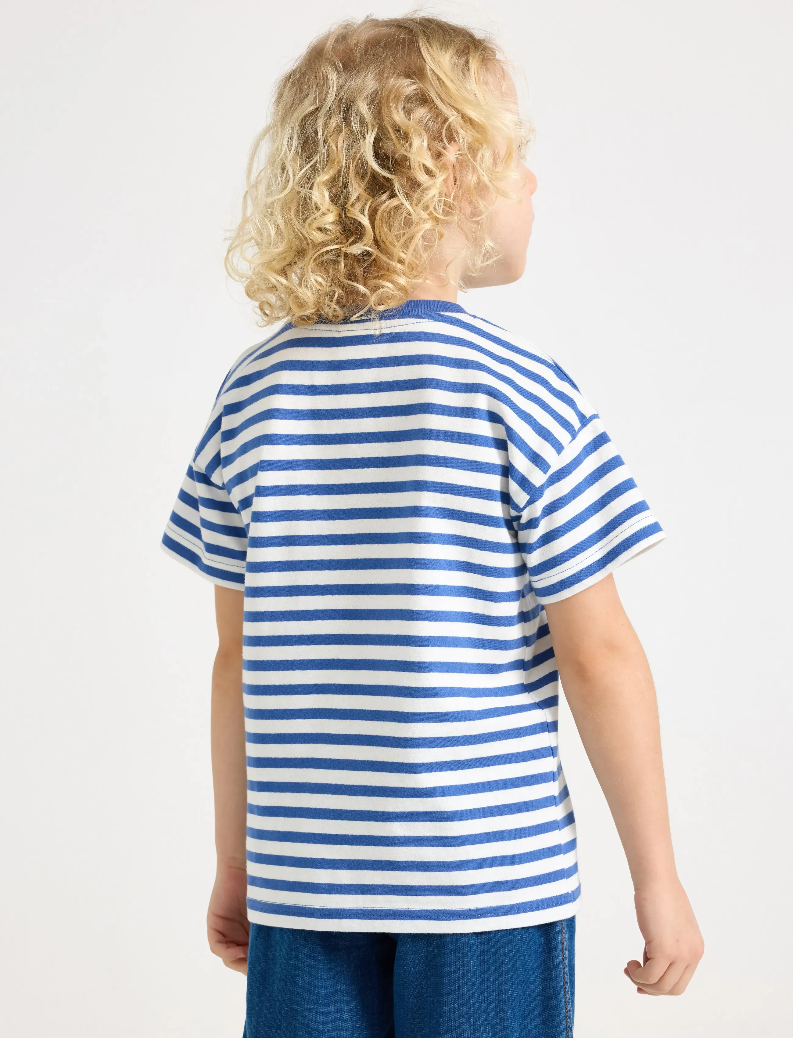 Lindex - Short-sleeved top - lühikeste varrukatega t-särgid - blue - 3