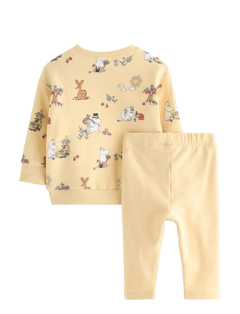Lindex - Moomin set - sportanzüge - light dusty yellow - 1