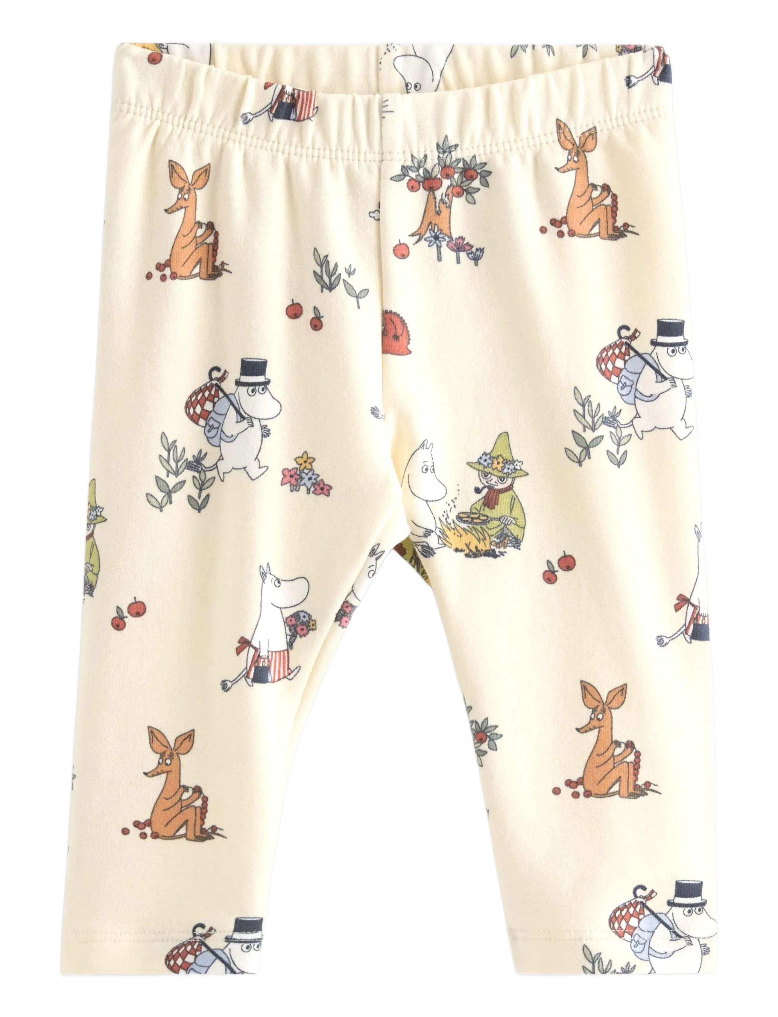 Lindex Leggings Moomin - Hosen - WHITE / cream