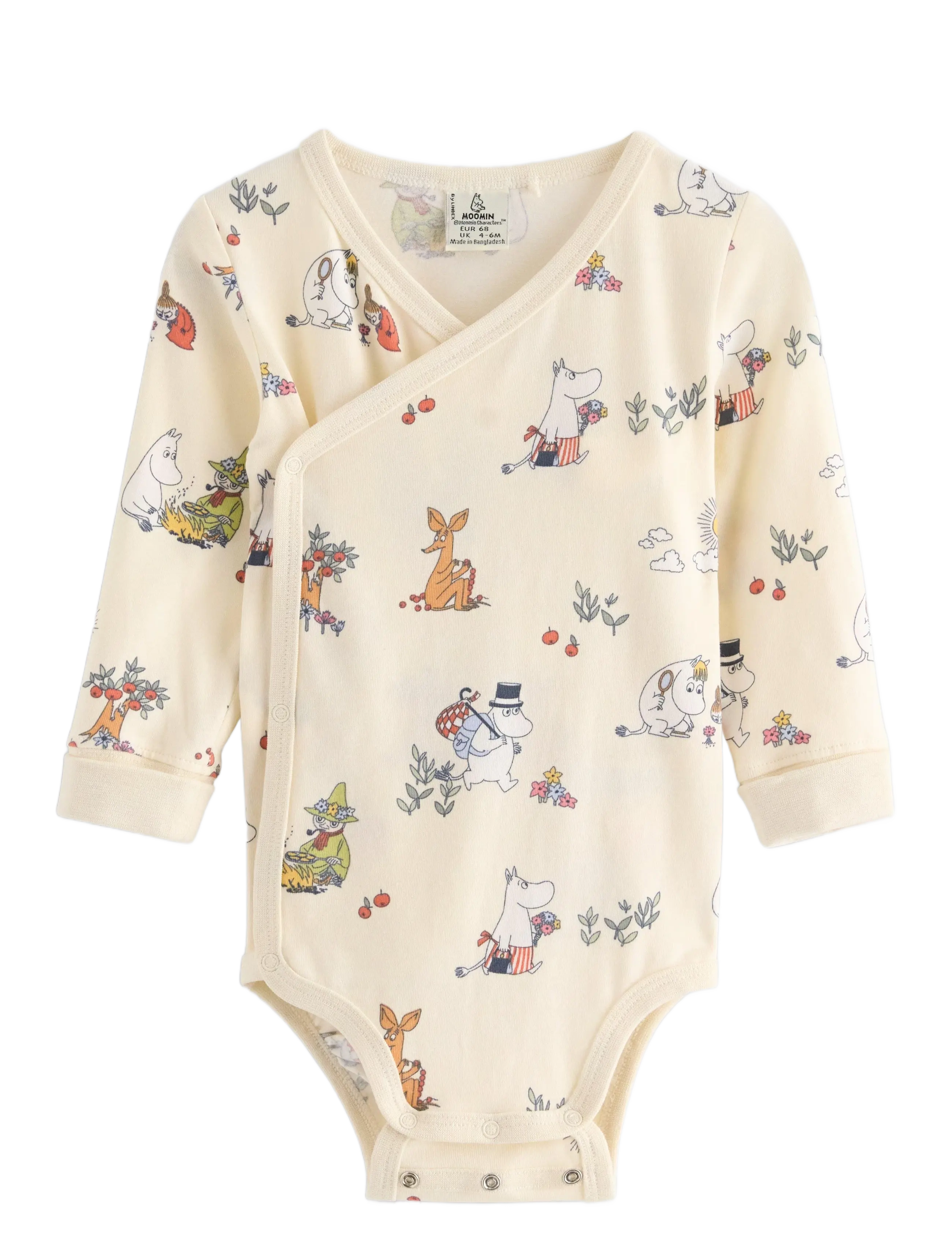 Lindex Body wrap Moomin - Bodyt - WHITE / cream