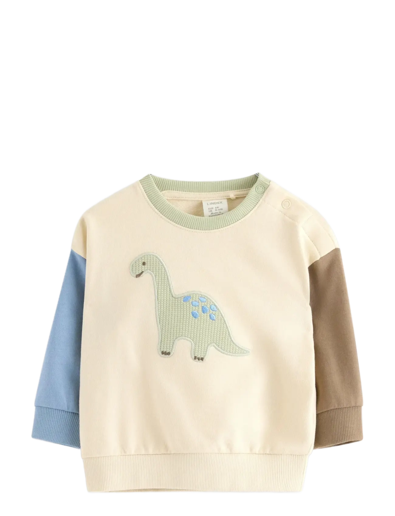 Lindex Sweatshirt with brushed inside - Overdele - LIGHT BEIGE / cream