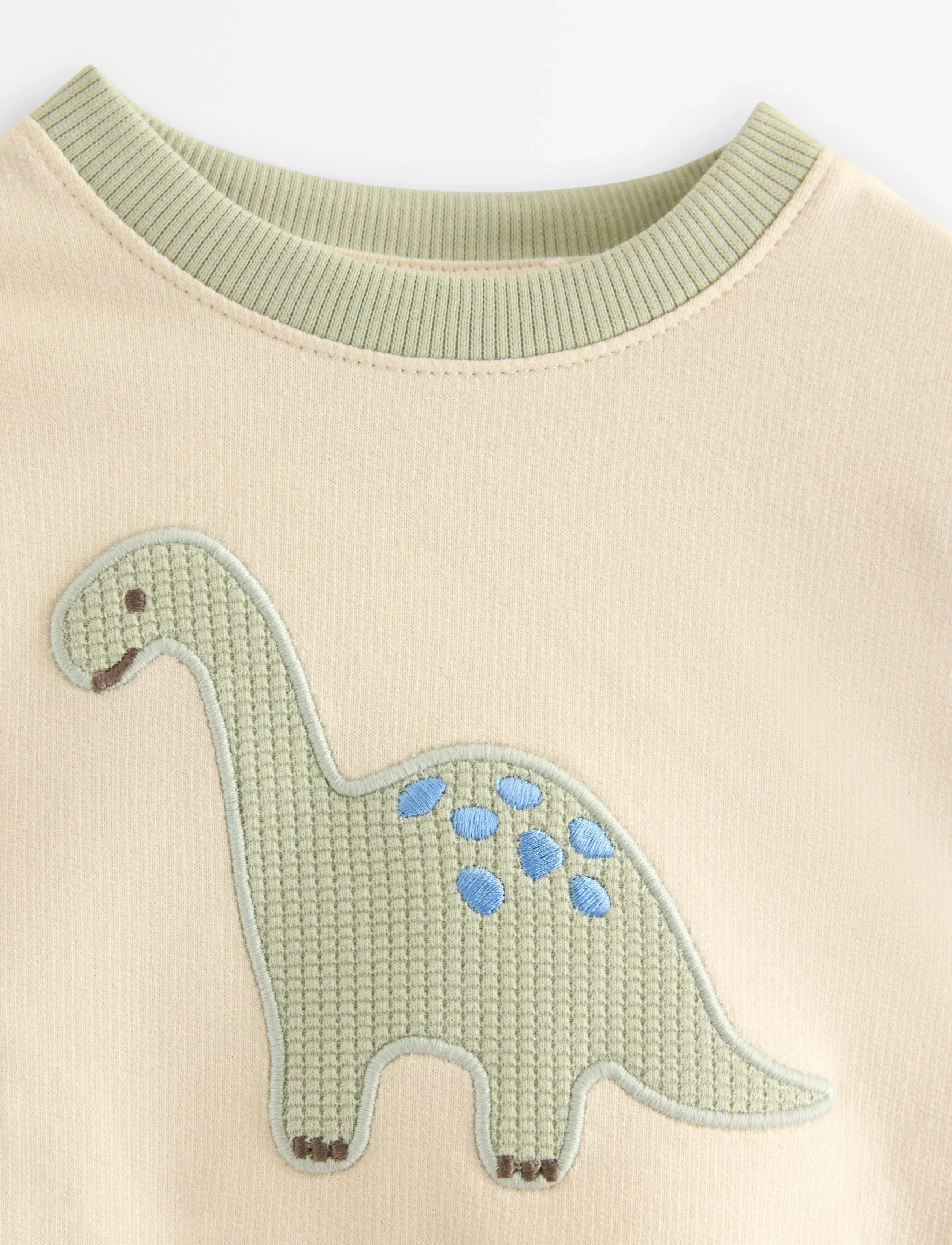 Lindex - Sweater oversized dino - sweatshirts - light beige - 2