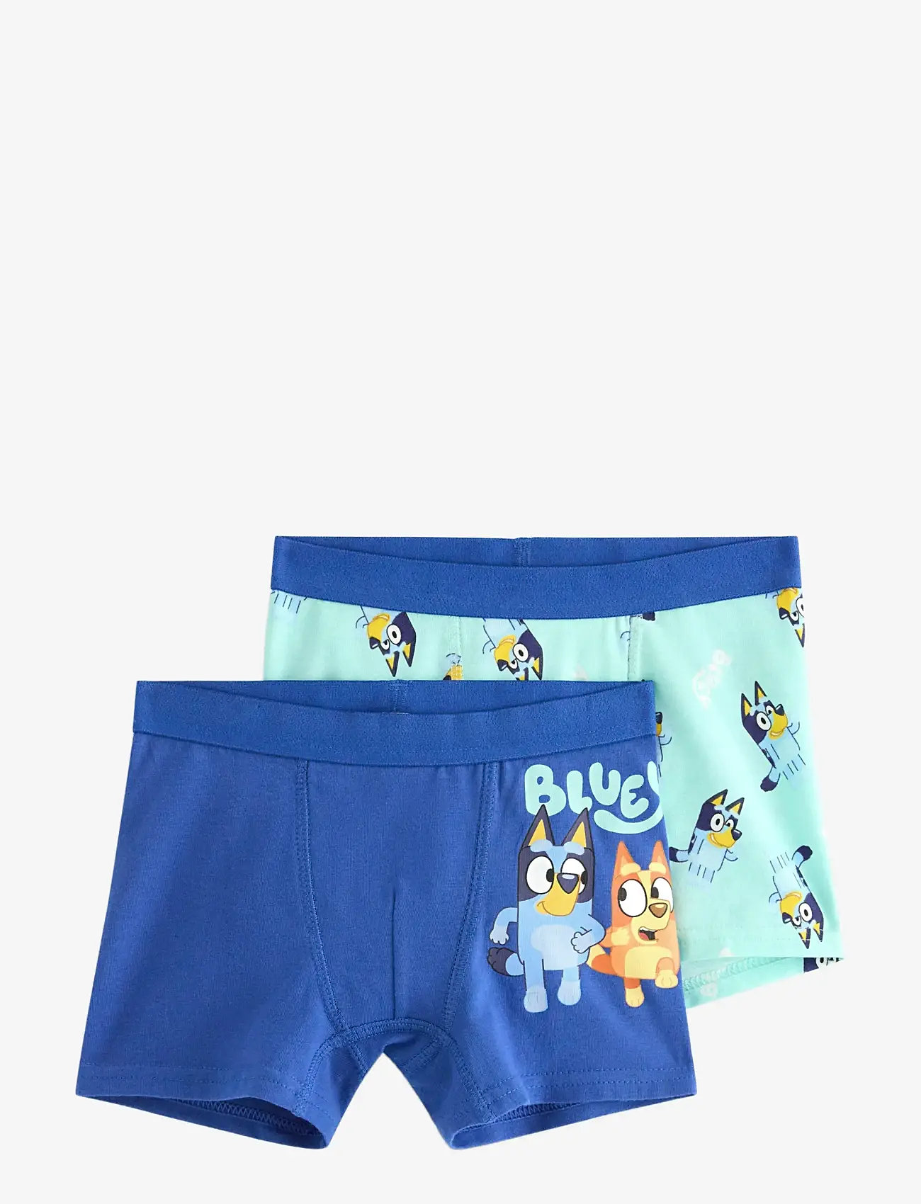 Lindex - 2-pack Bluey boxer shorts - underbukser - blue - 0