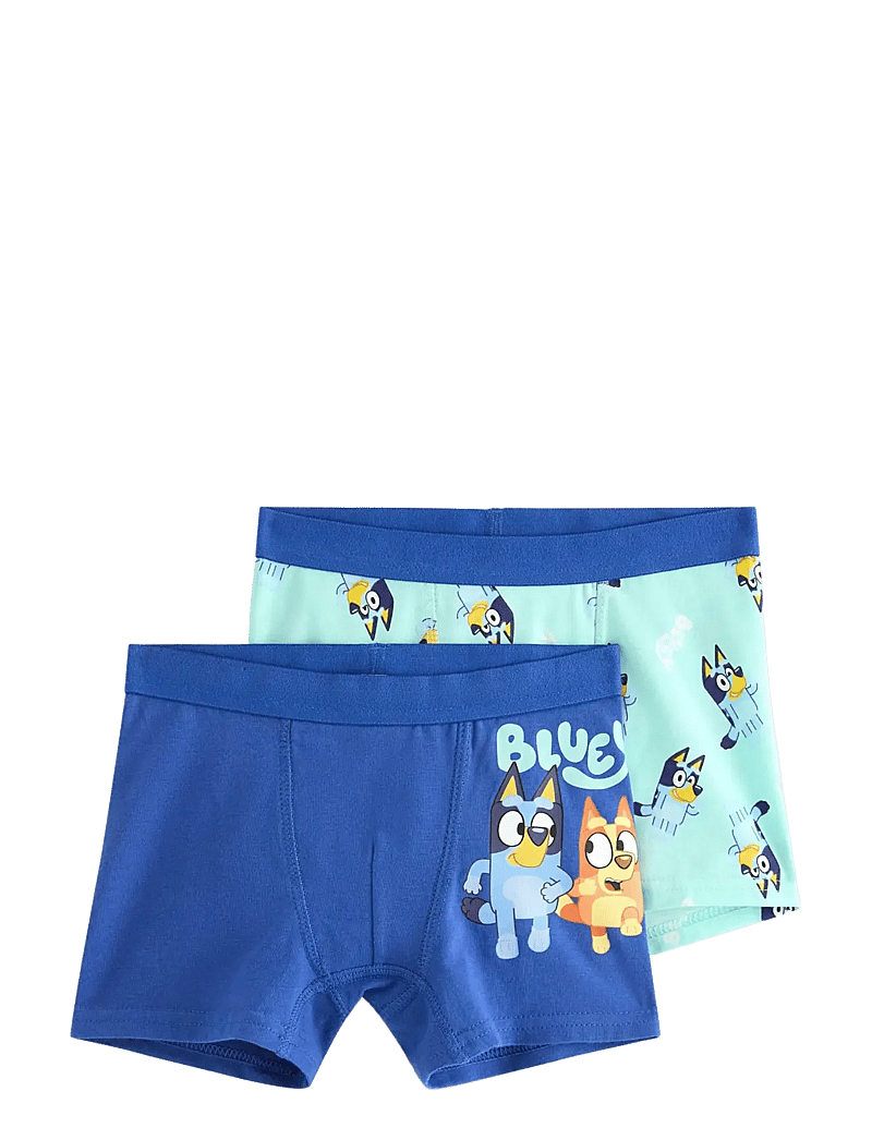 Lindex - 2-pack Bluey boxer shorts - underbukser - blue - 0