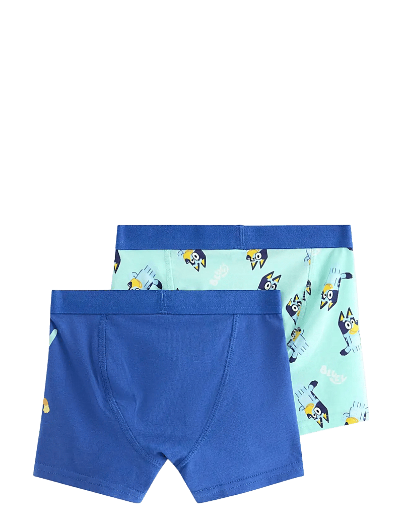 Lindex - 2-pack Bluey boxer shorts - underbukser - blue - 1