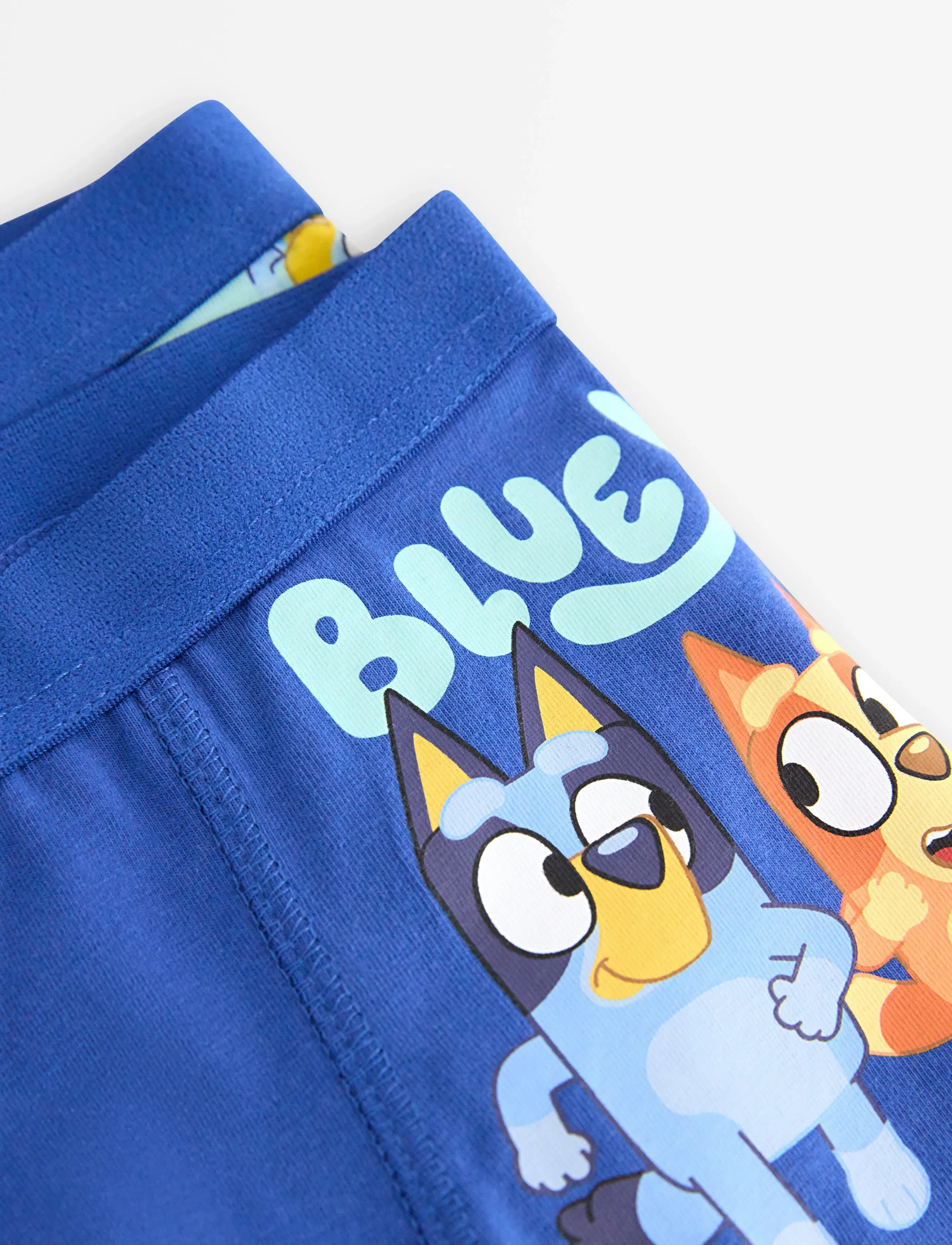 Lindex - 2-pack Bluey boxer shorts - apatinės kelnaitės - blue - 2