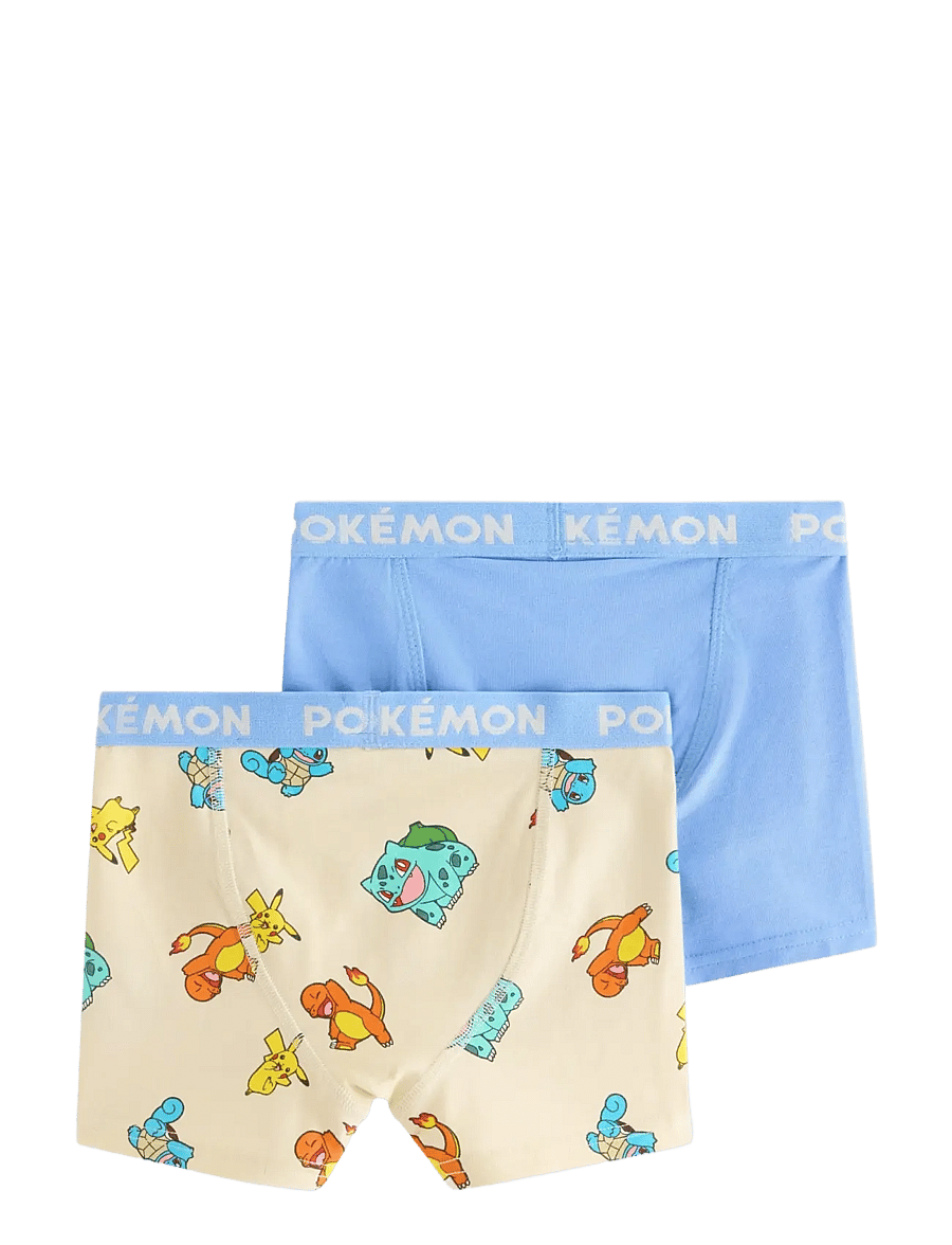 Lindex - 2-pack Pokémon boxer shorts - unterhosen - light blue - 1