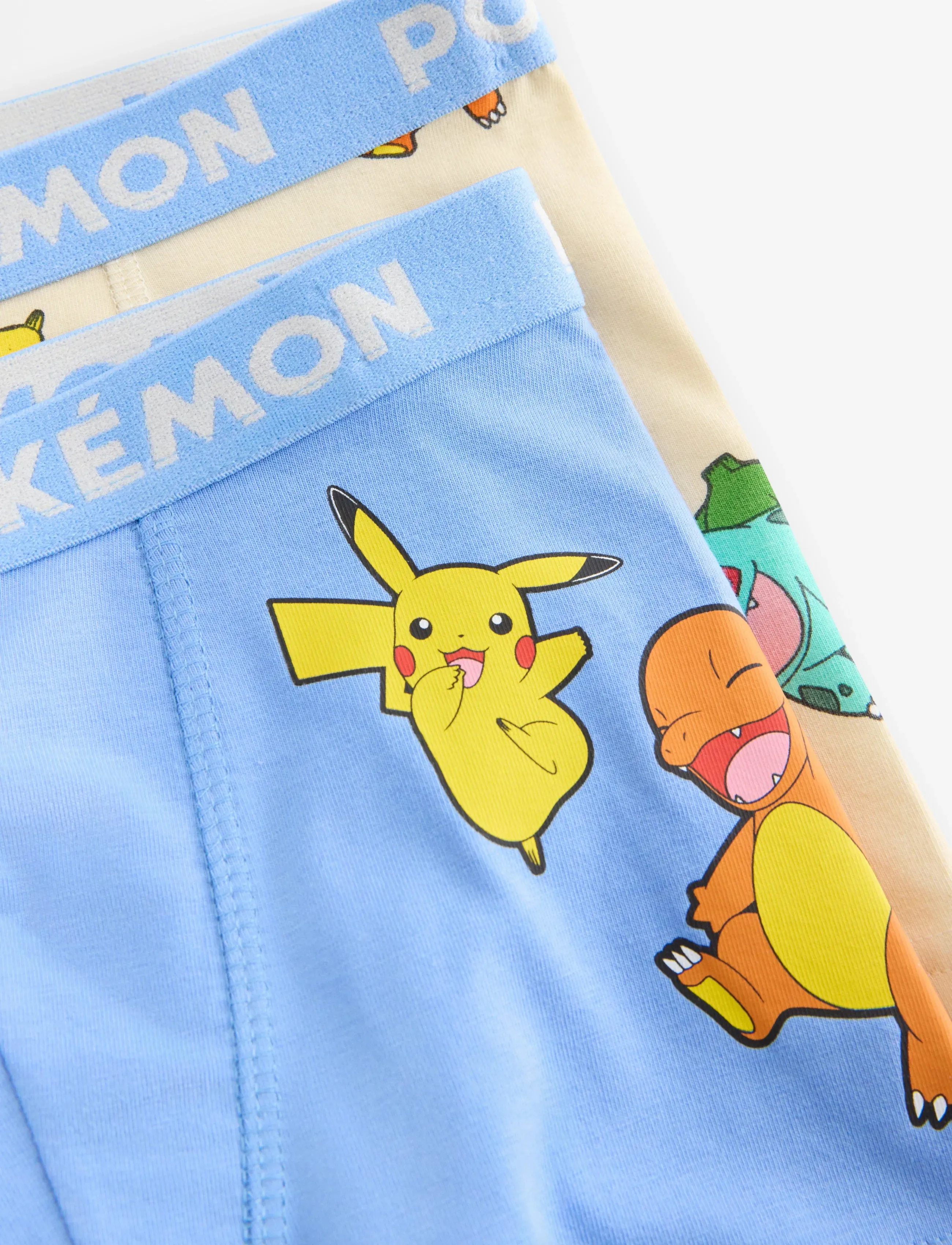 Lindex - 2-pack Pokémon boxer shorts - underpants - light blue - 2