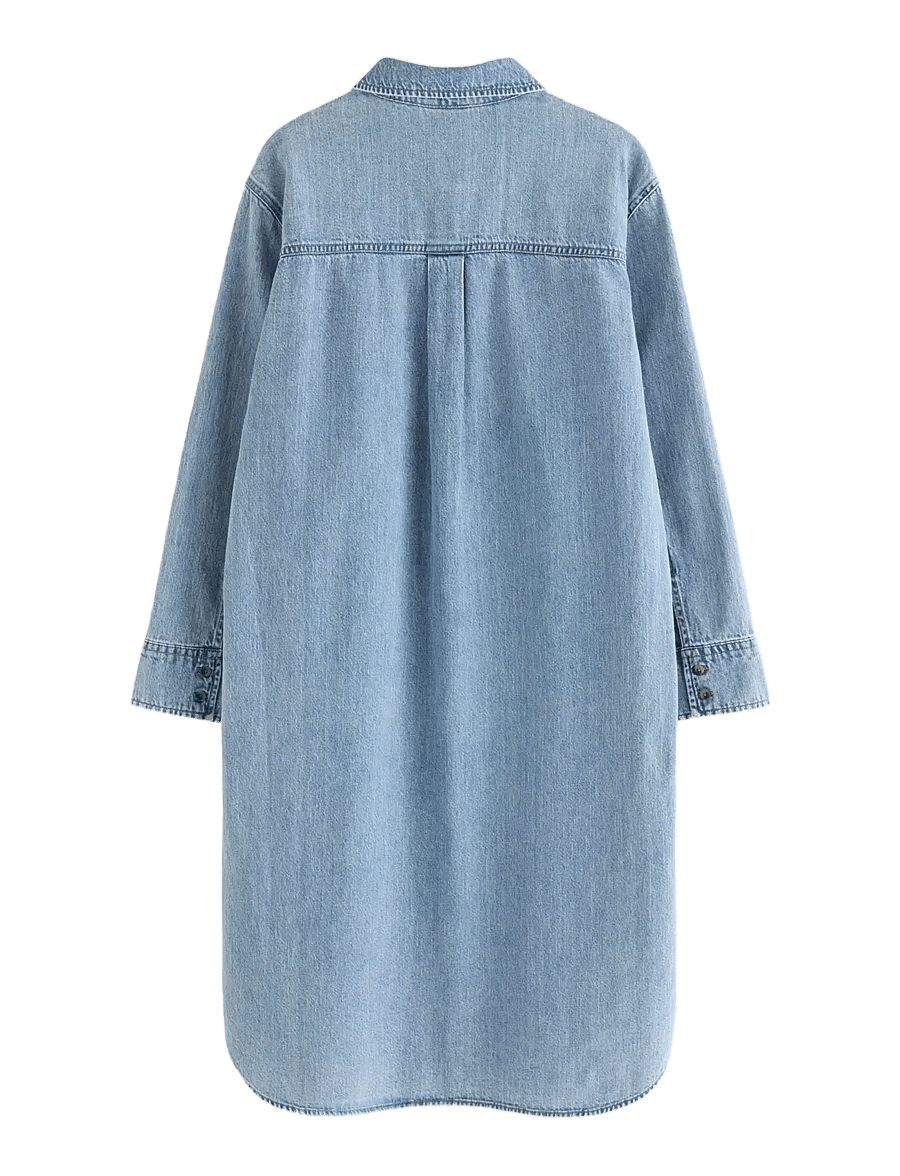 Lindex - Shirt Dress Nadja - skjortekjoler - denim blue - 2