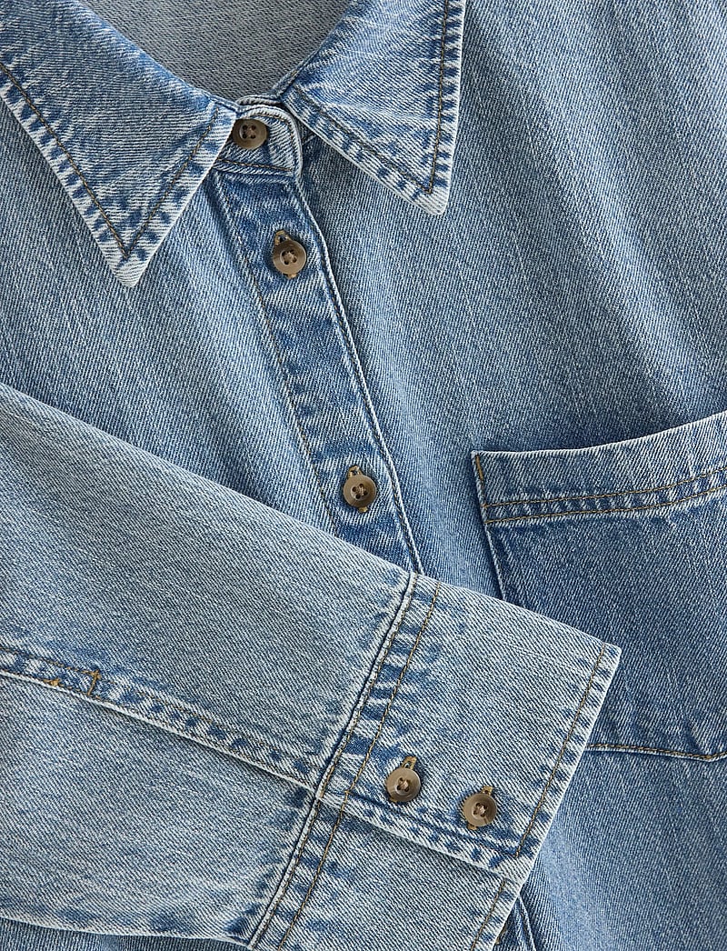 Lindex - Shirt Dress Nadja - hemdkleider - denim blue - 4