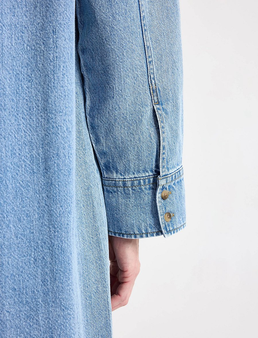 Lindex - Shirt Dress Nadja - skjortekjoler - denim blue - 5