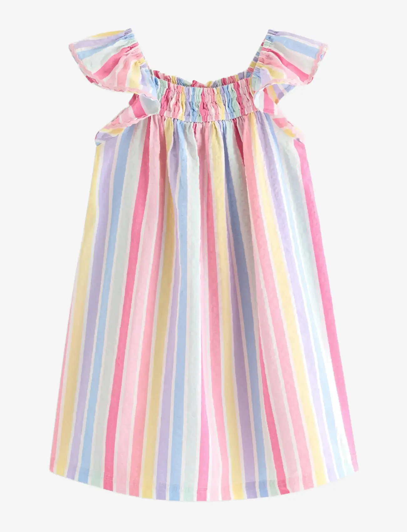 Lindex - Dress in seersucker - varrukateta vabaaja kleidid - light pink - 1