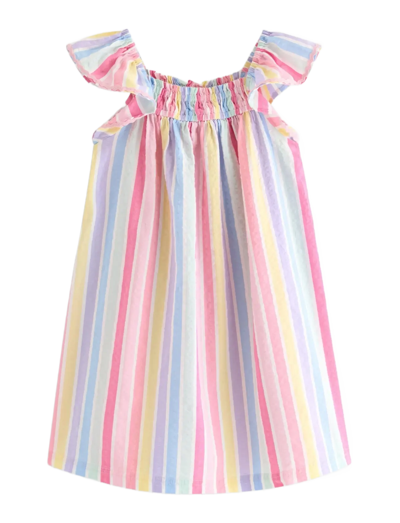 Lindex Dress in seersucker - Shop by age - LIGHT PINK / pink/rose
