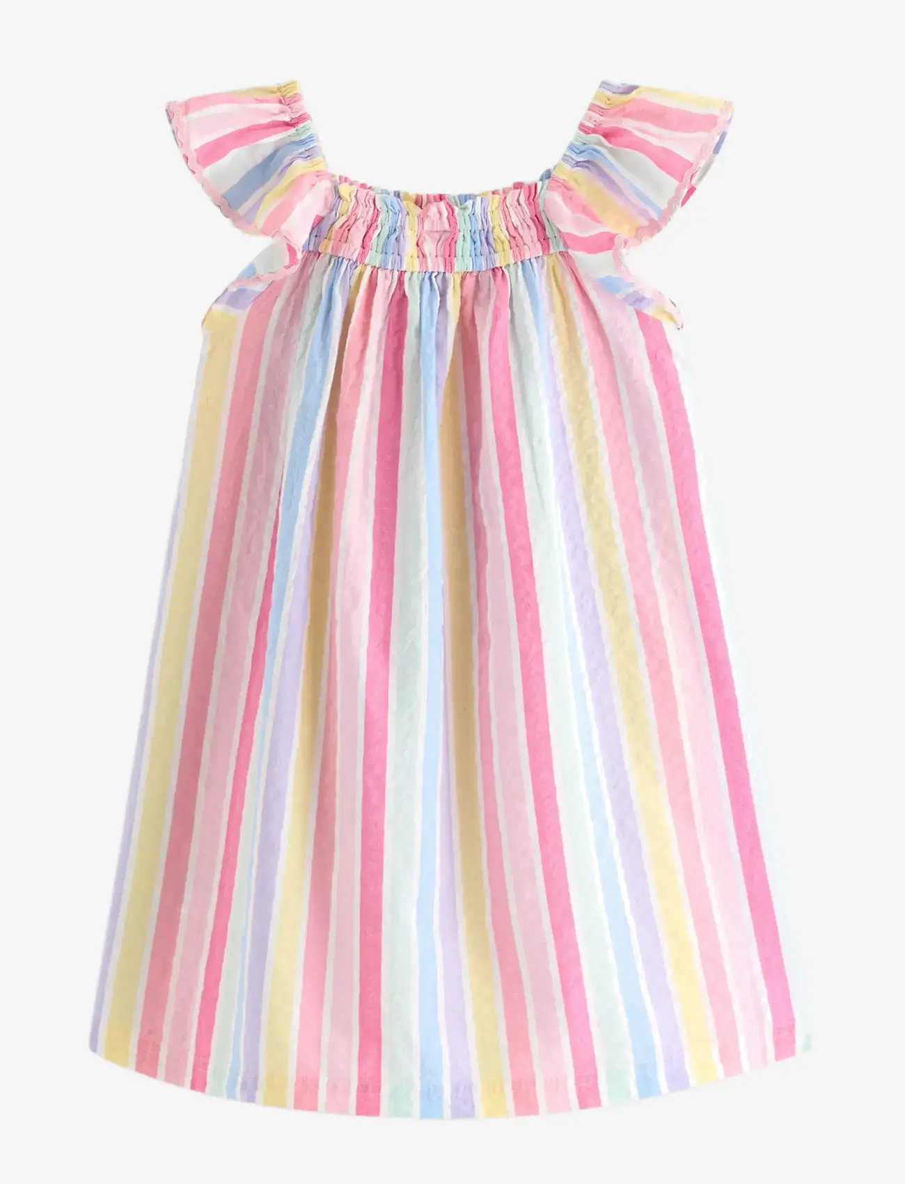 Lindex - Dress in seersucker - varrukateta vabaaja kleidid - light pink - 2