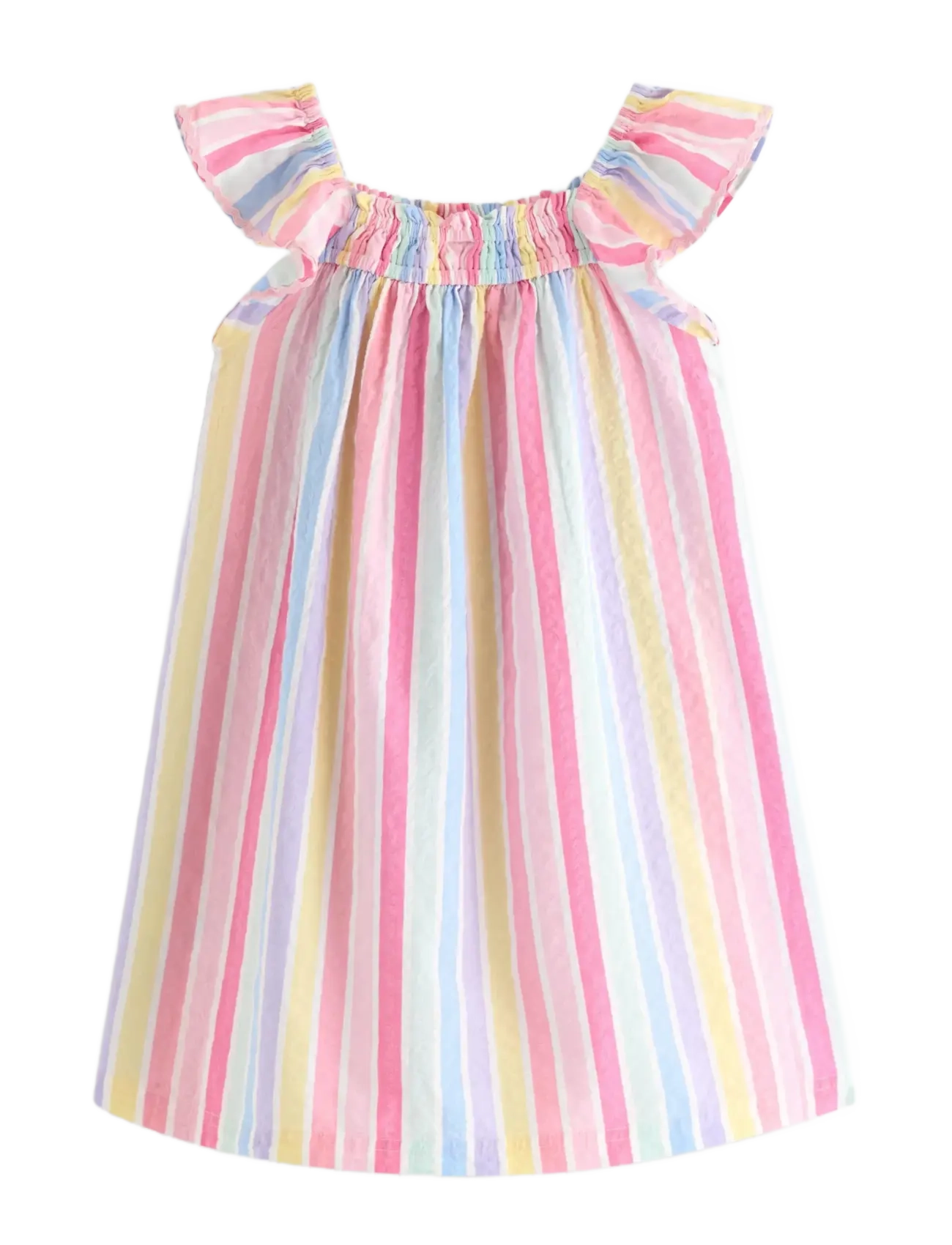 Lindex - Dress in seersucker - sleeveless casual dresses - light pink - 2