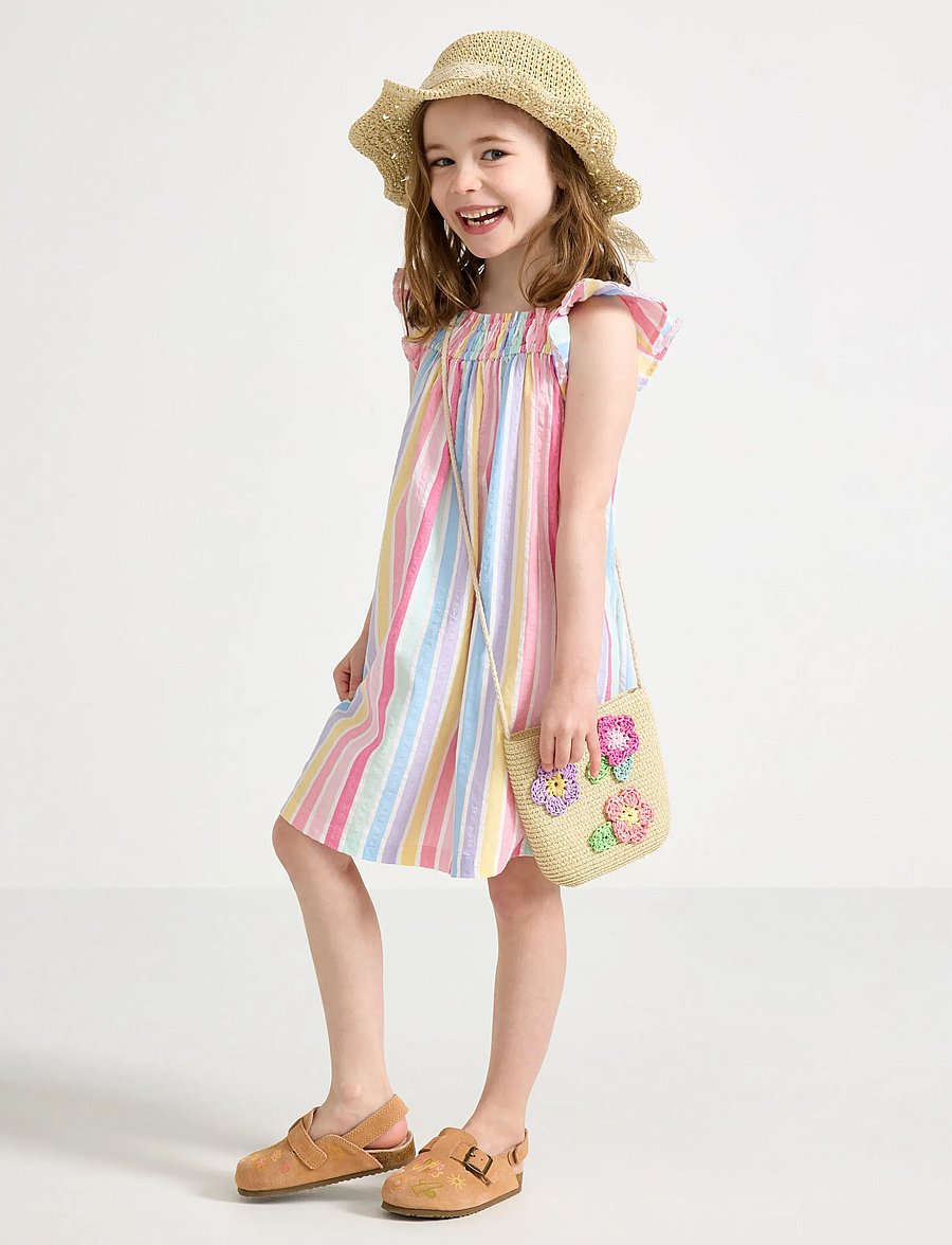 Lindex - Dress in seersucker - robes décontractées sans manches - light pink - 0