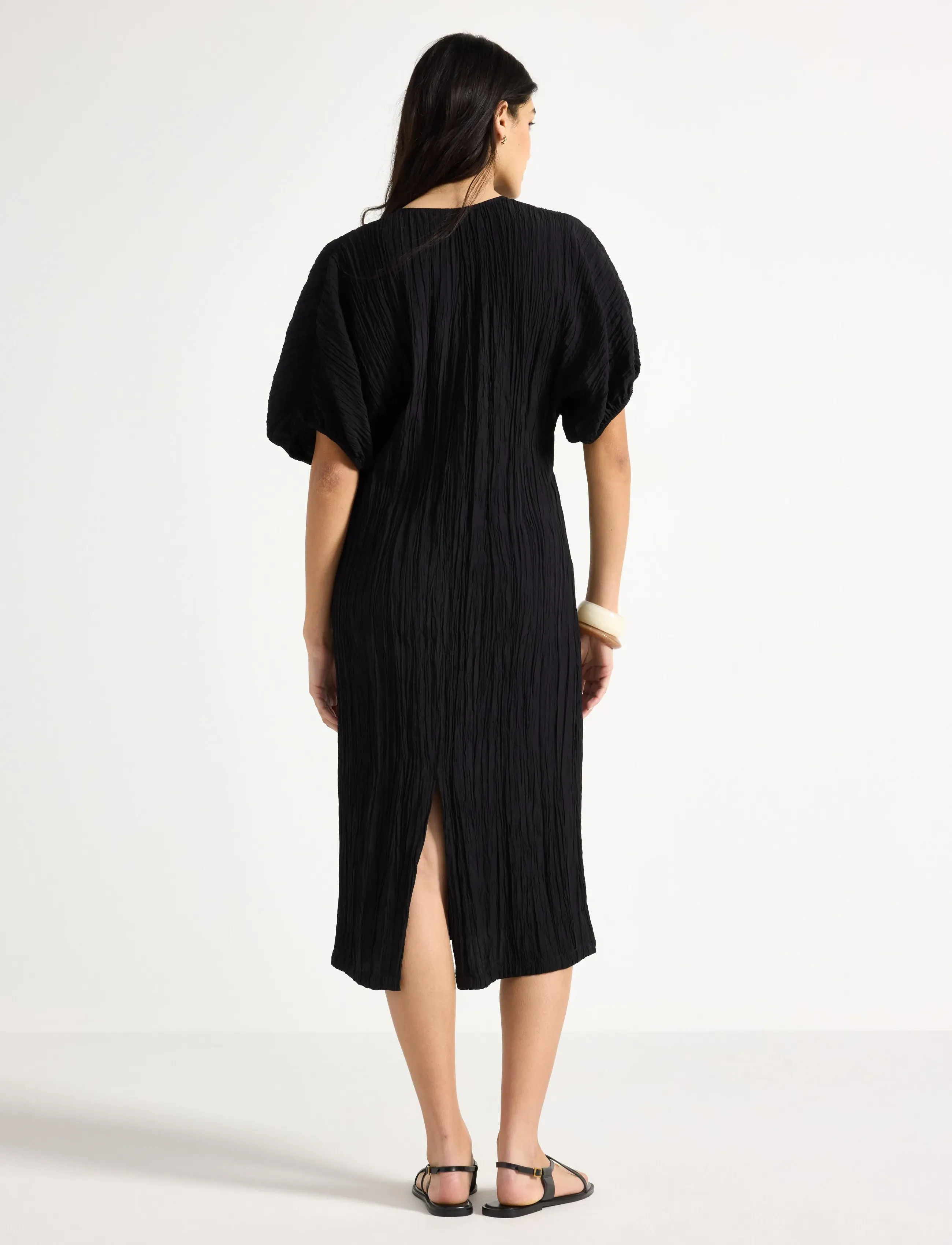 Crinkled Midi Dress 2