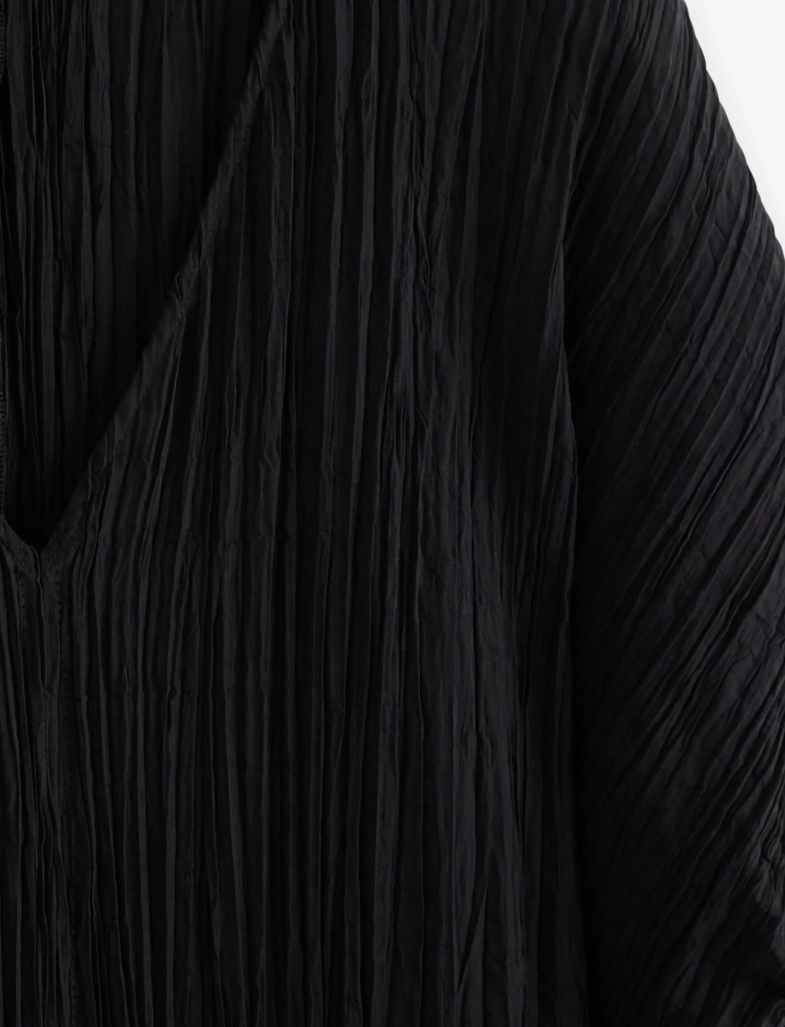 Lindex - Crinkled midi dress - midiklänningar - black - 5