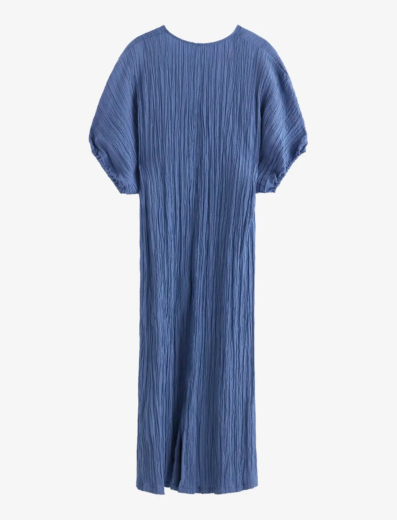 Lindex - Crinkled midi dress - midi dresses - blue - 1