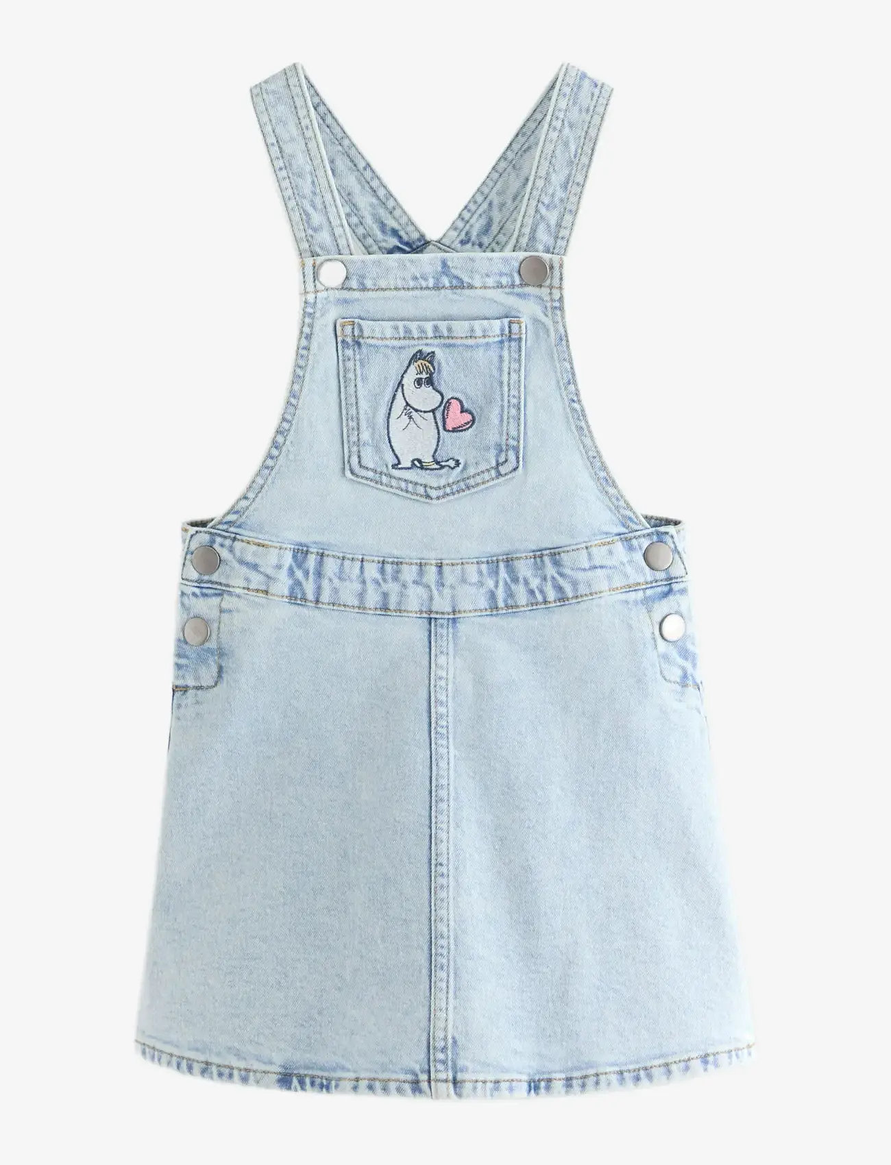 Lindex - Dress bib Mumin denim - teksakleit - denim - 1