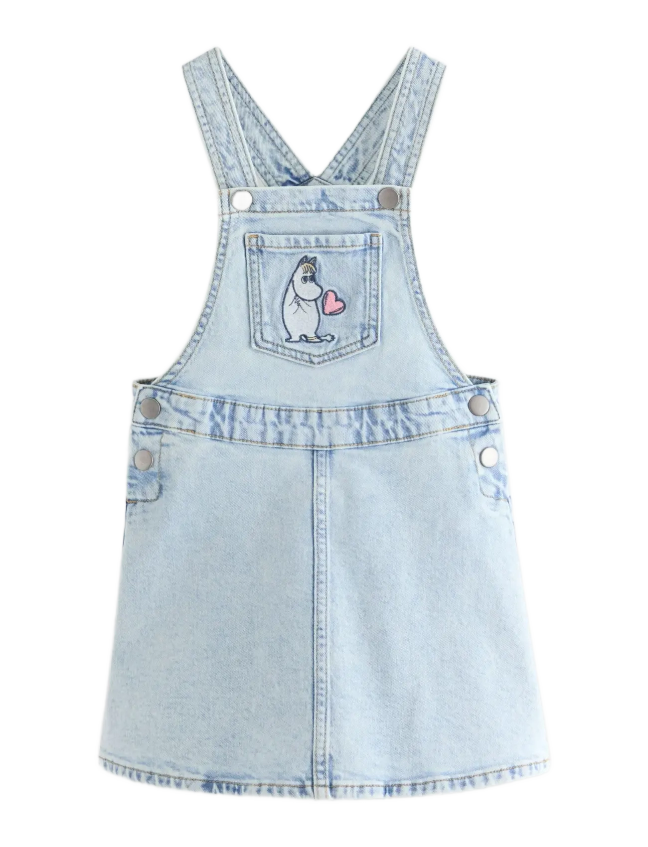 Lindex Dress bib Mumin denim - Neuheiten - DENIM / blue