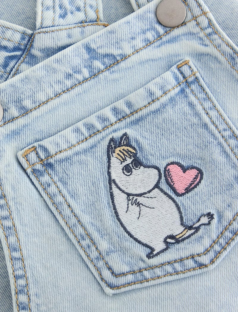 Lindex - Dress bib Mumin denim - teksakleit - denim - 5